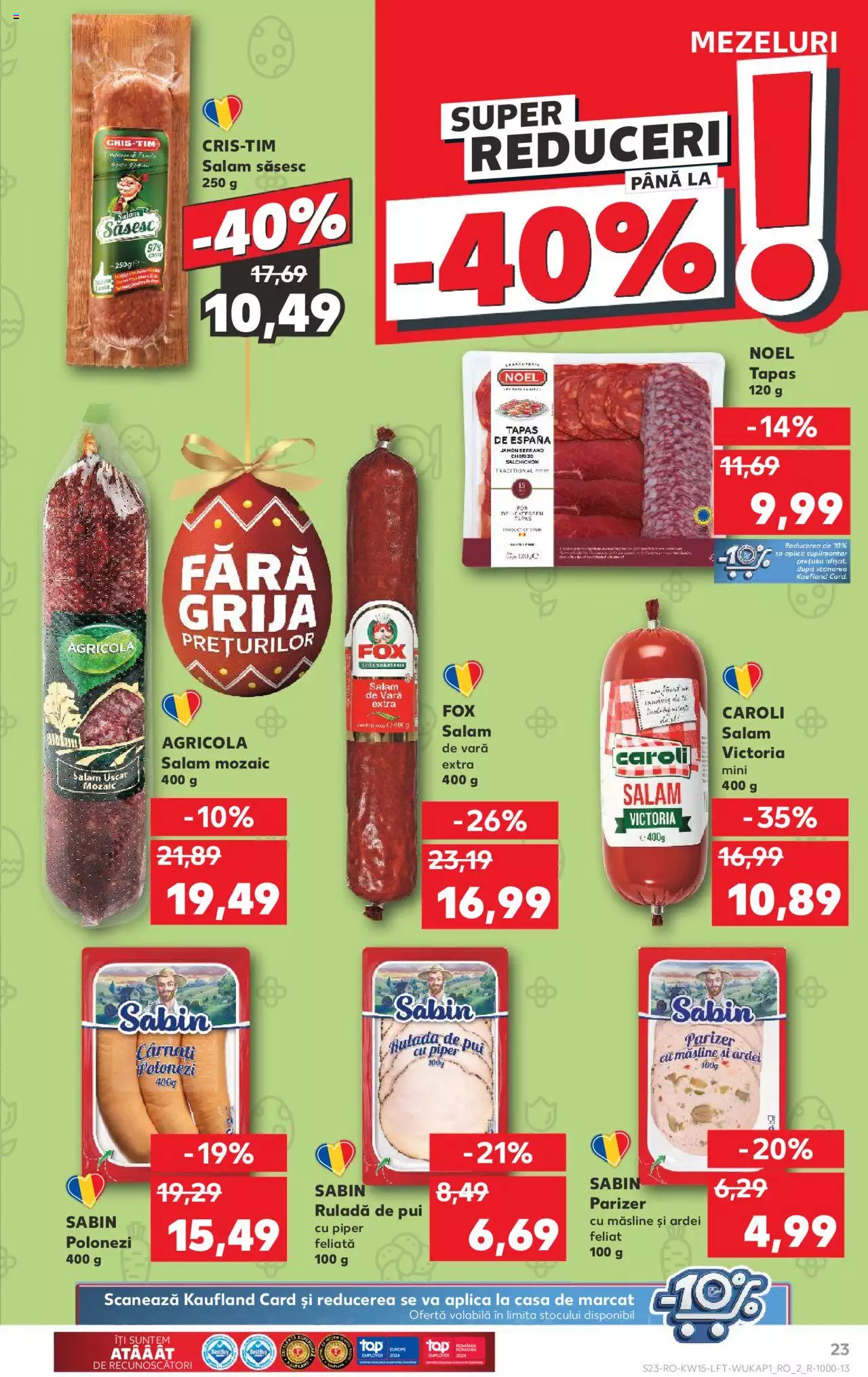 Catalog Kaufland 10 - 16 Aprilie 2024 | Pagina 23