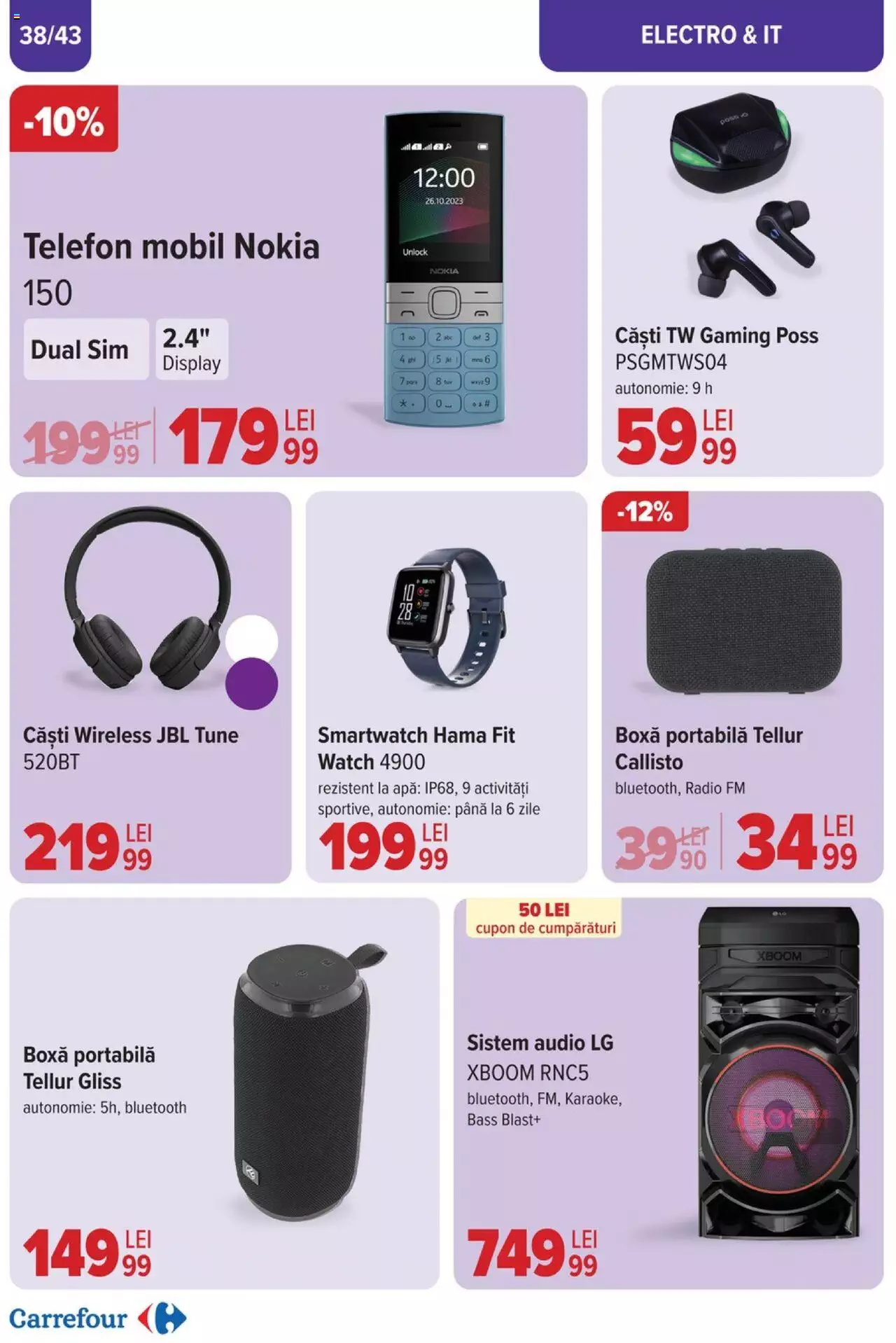 Catalog Carrefour 10 - 16 Aprilie 2024 | Pagina 38