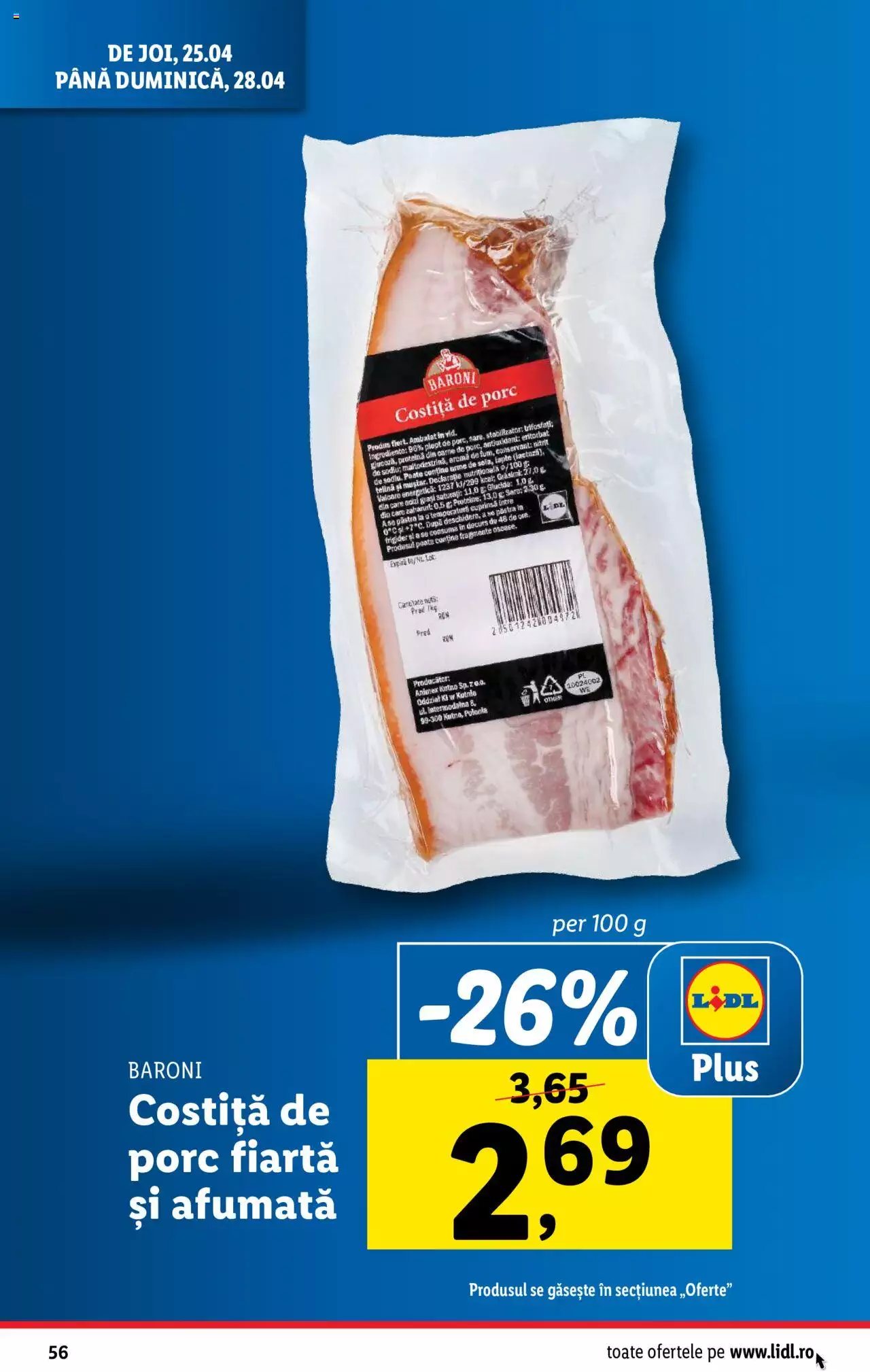 Catalog LIDL 22 - 28 Aprilie 2024 | Pagina 56