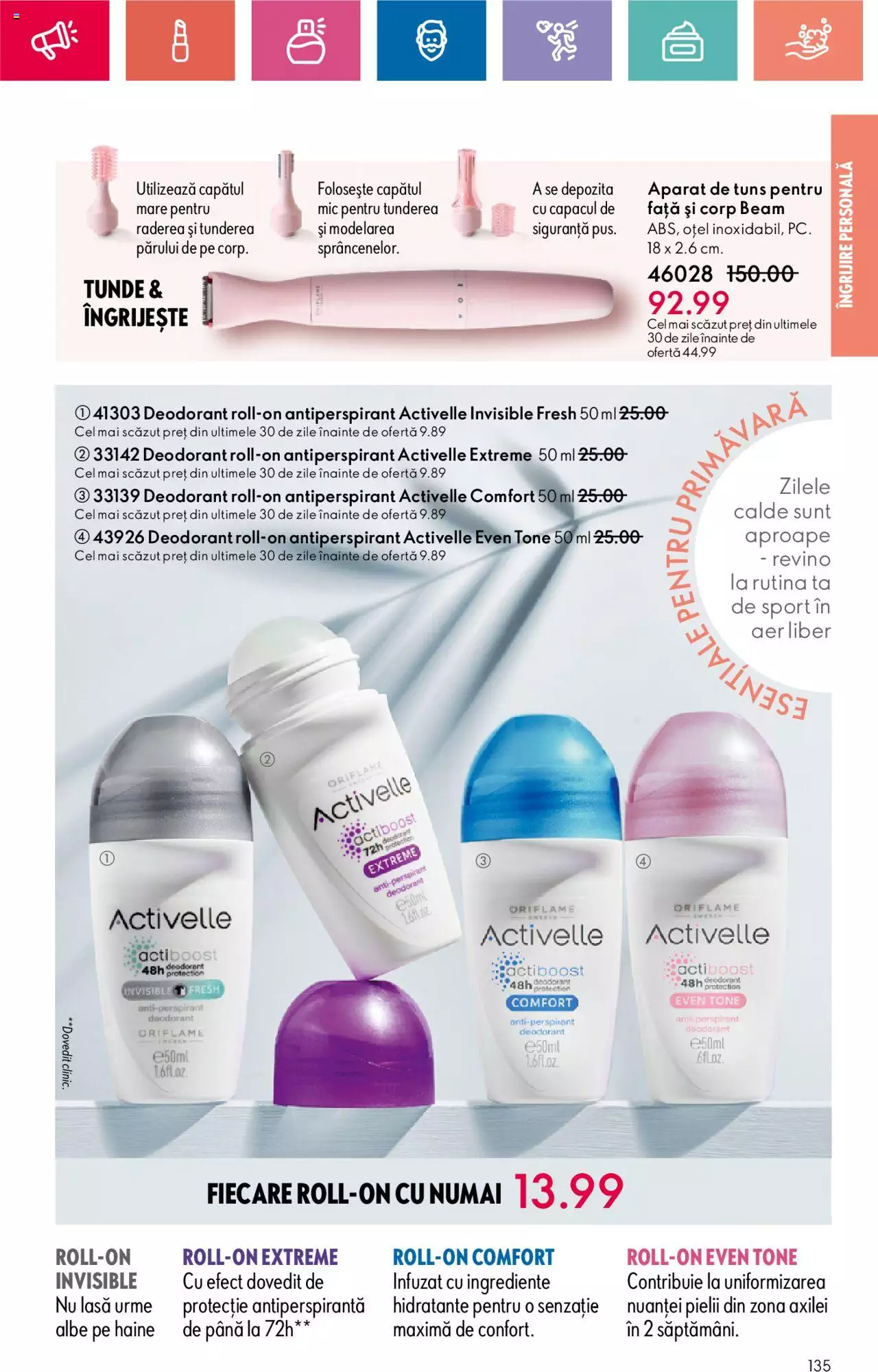 Catalog Oriflame 16 Aprilie - 6 Mai 2024 | Pagina 135