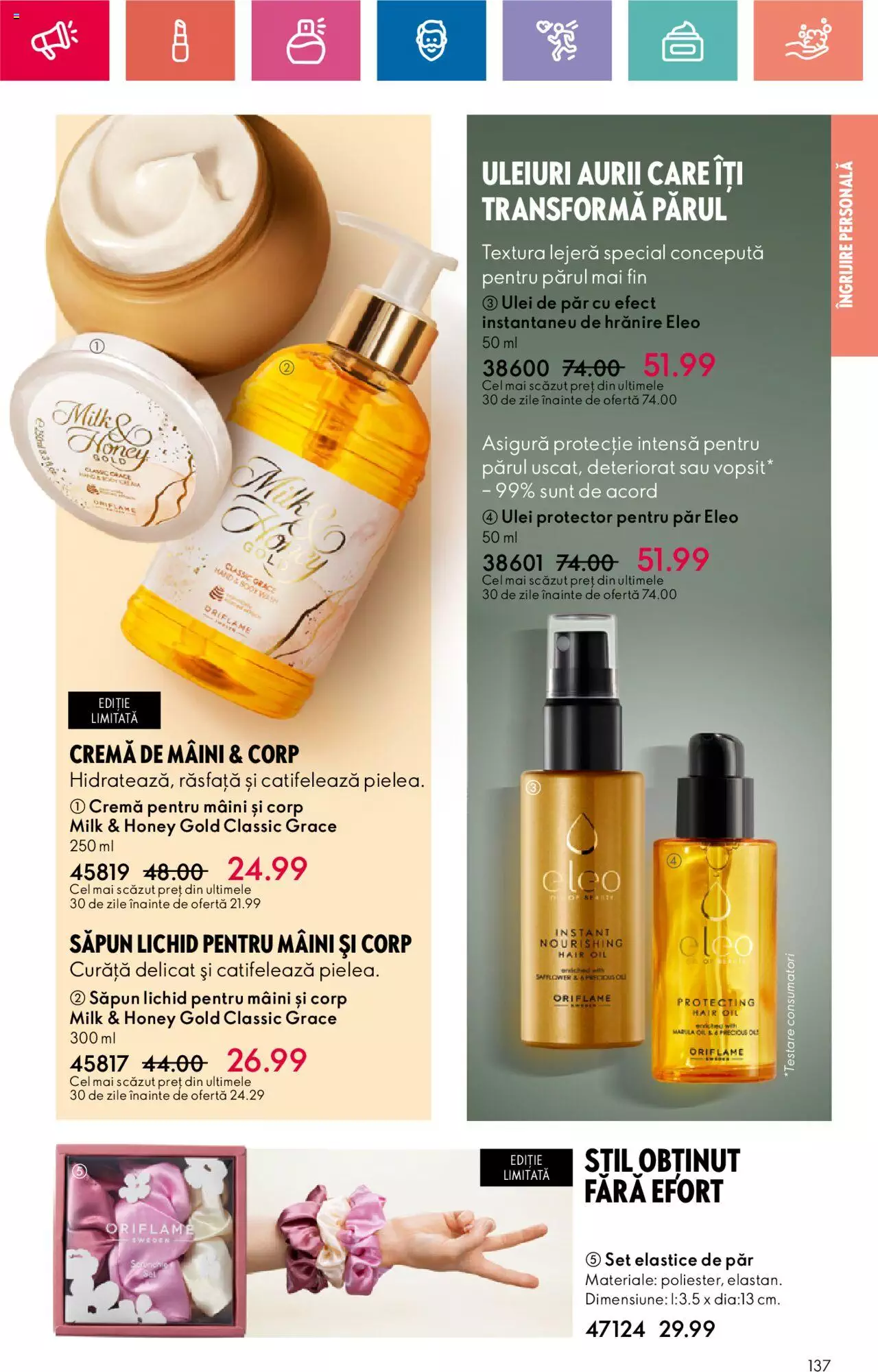 Catalog Oriflame 16 Aprilie - 6 Mai 2024 | Pagina 137