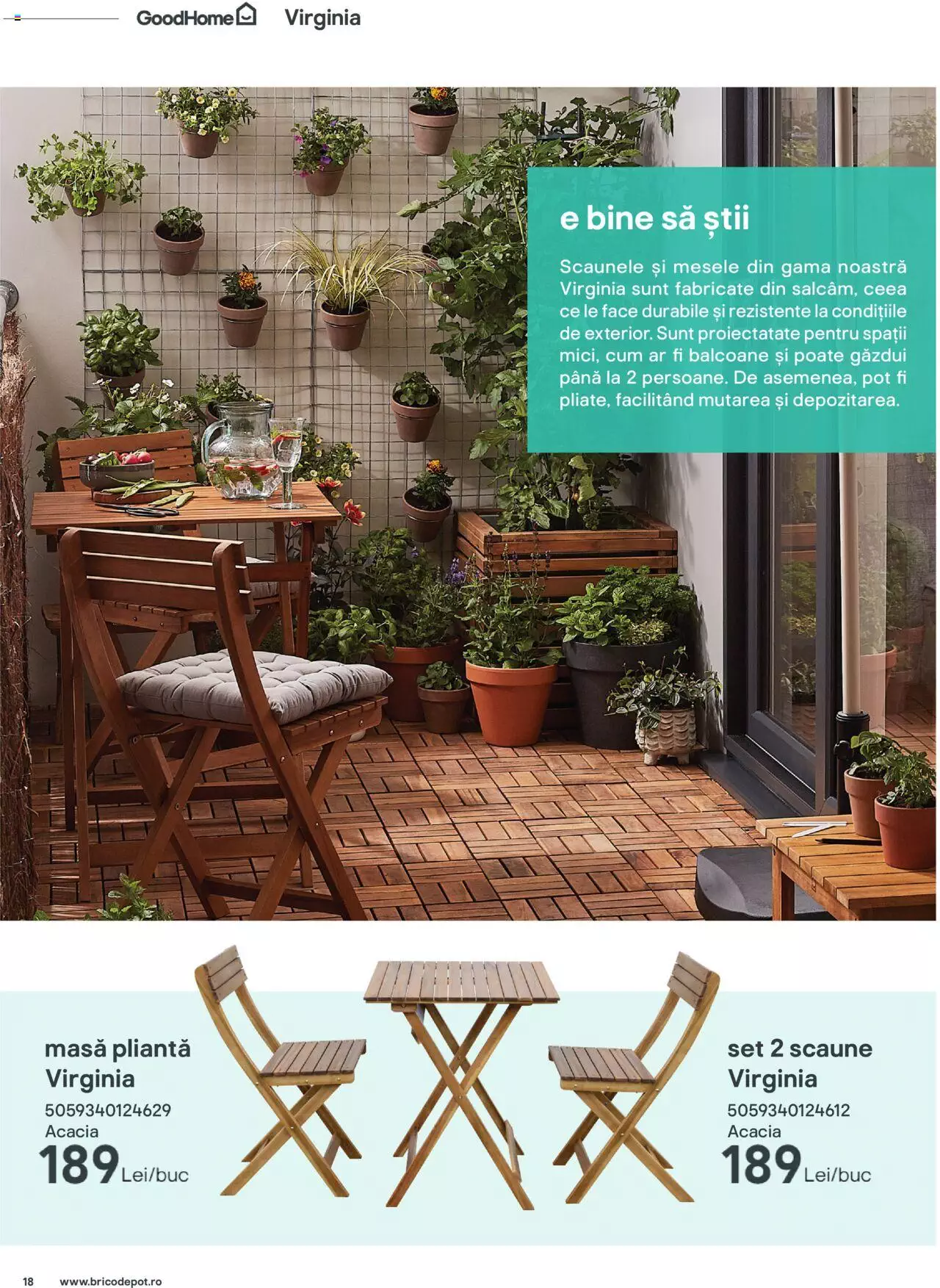Catalog Brico Depot 22 Aprilie - 30 Iunie 2024 | Pagina 18