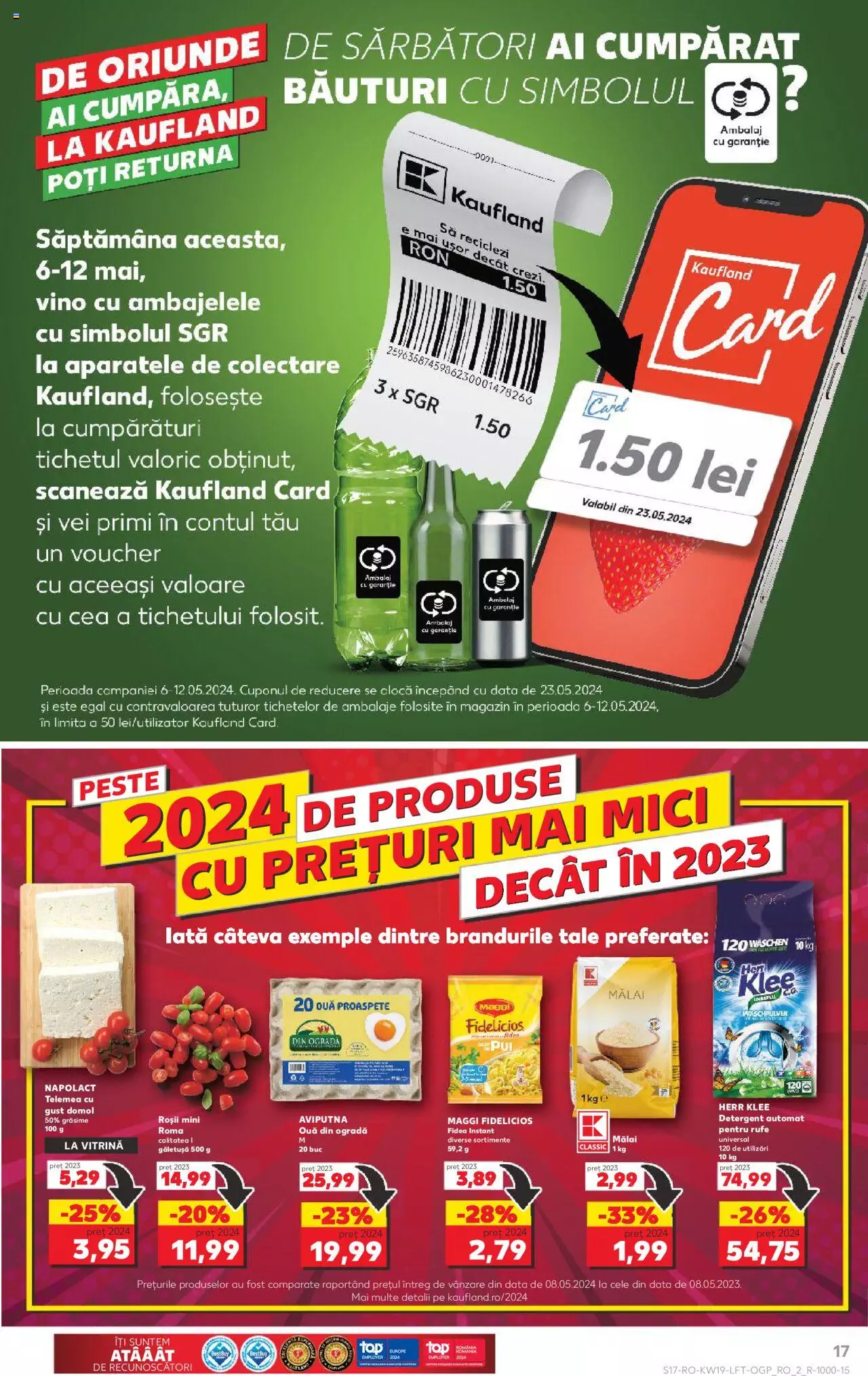 Catalog Kaufland 8 - 14 Mai 2024 | Pagina 17