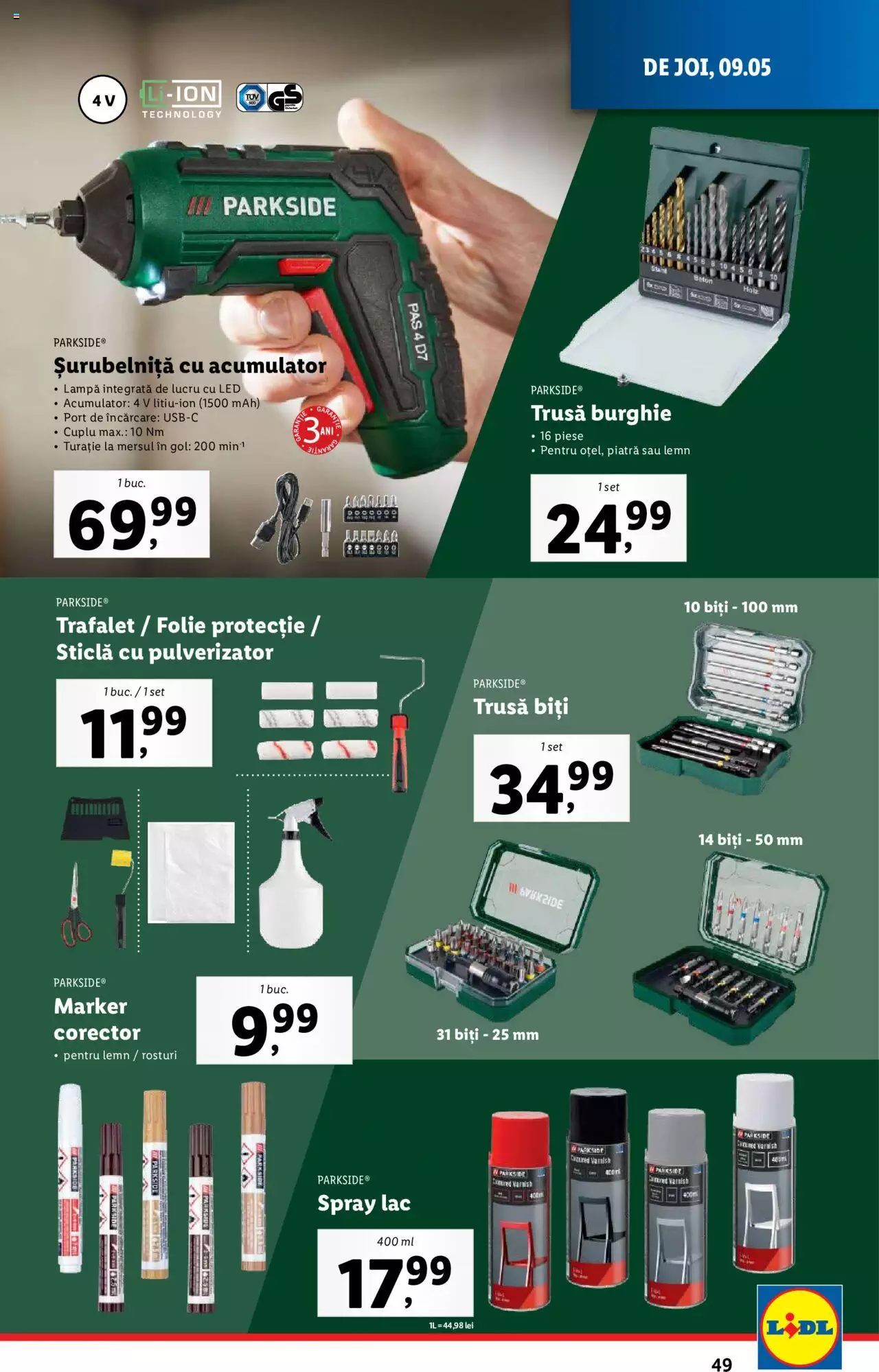 Catalog LIDL 7 - 12 Mai 2024 | Pagina 49