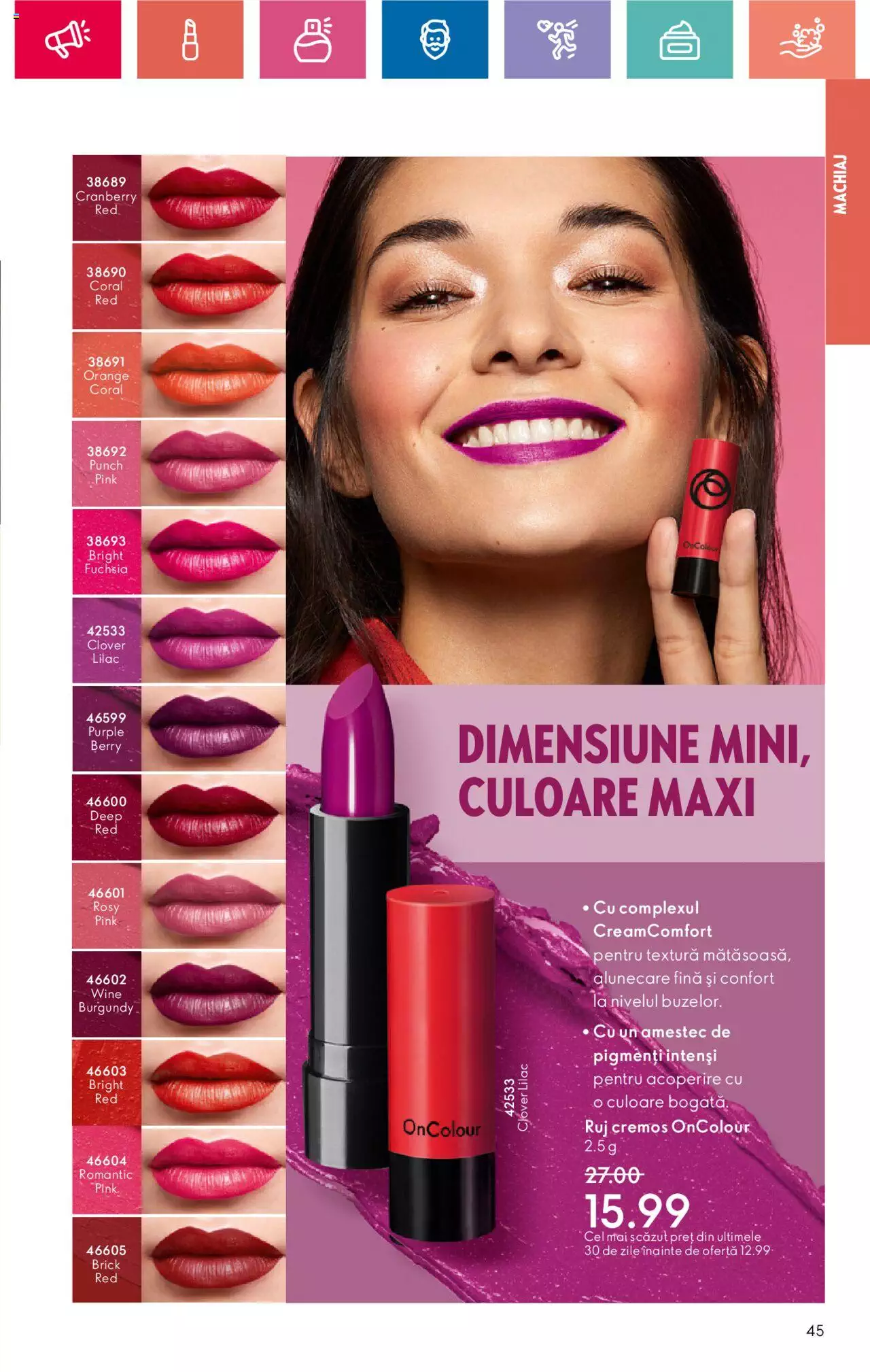 Catalog Oriflame 7 - 27 Mai 2024 | Pagina 45
