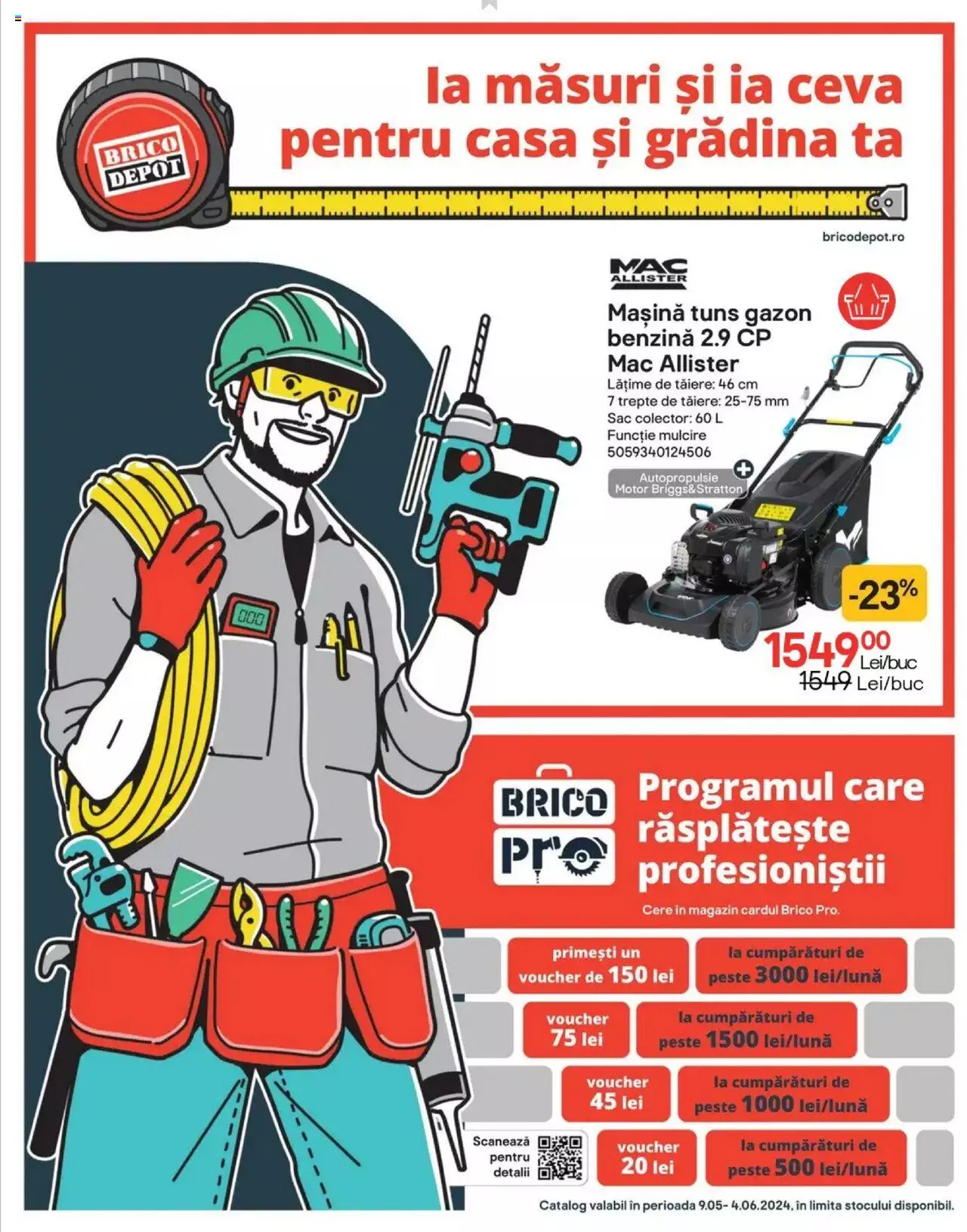Catalog Brico Depot 9 Mai - 4 Iunie 2024 | Pagina 1