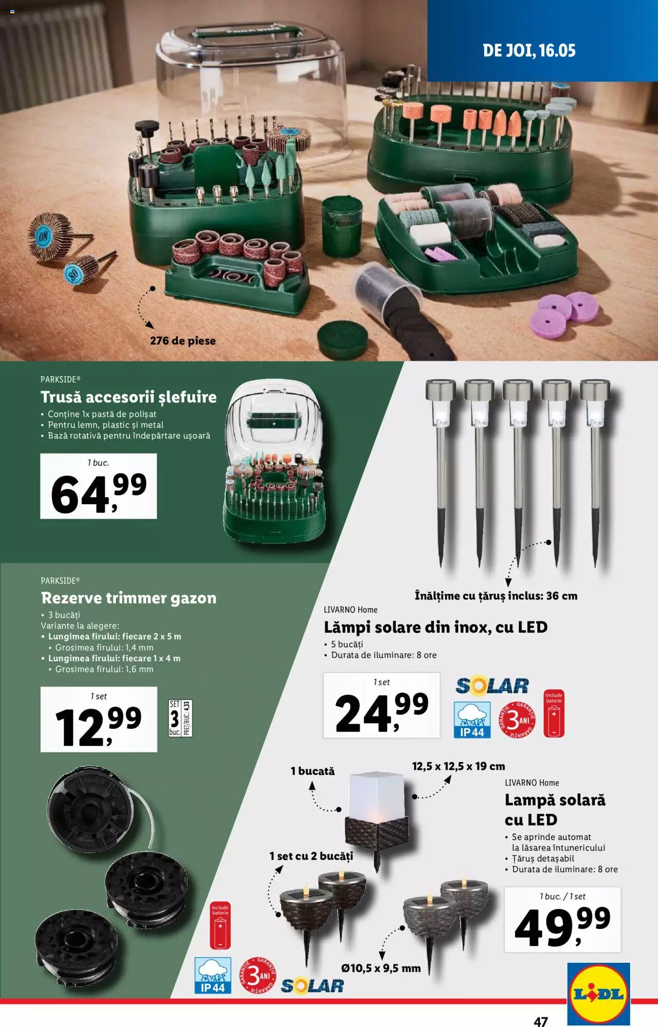 Catalog LIDL 13 - 19 Mai 2024 | Pagina 47