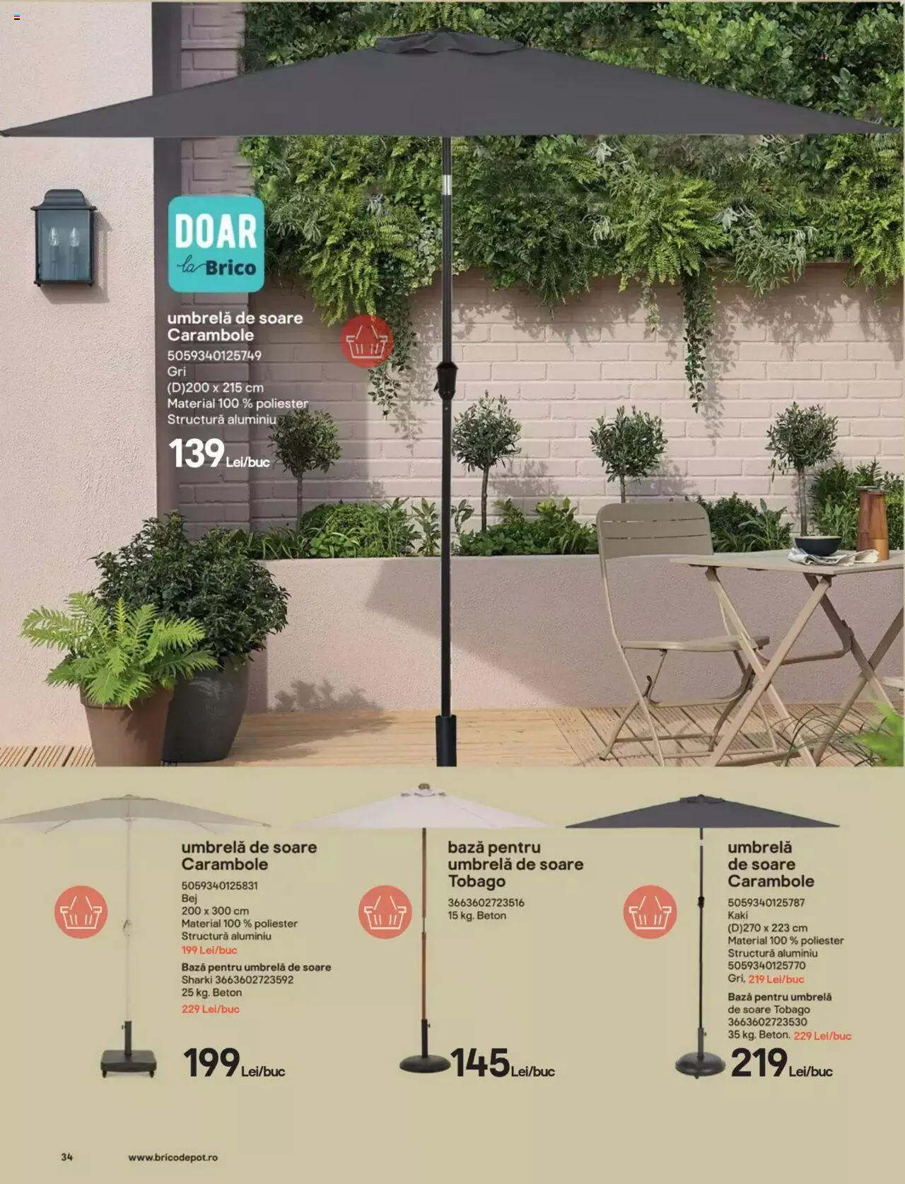 Catalog Brico Depot 9 Mai - 30 Iunie 2024 | Pagina 34