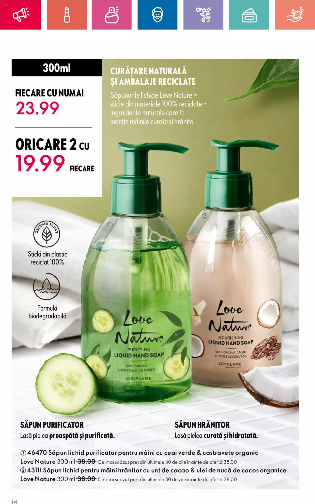Catalog Oriflame 28 Mai - 17 Iunie 2024 | Pagina 14