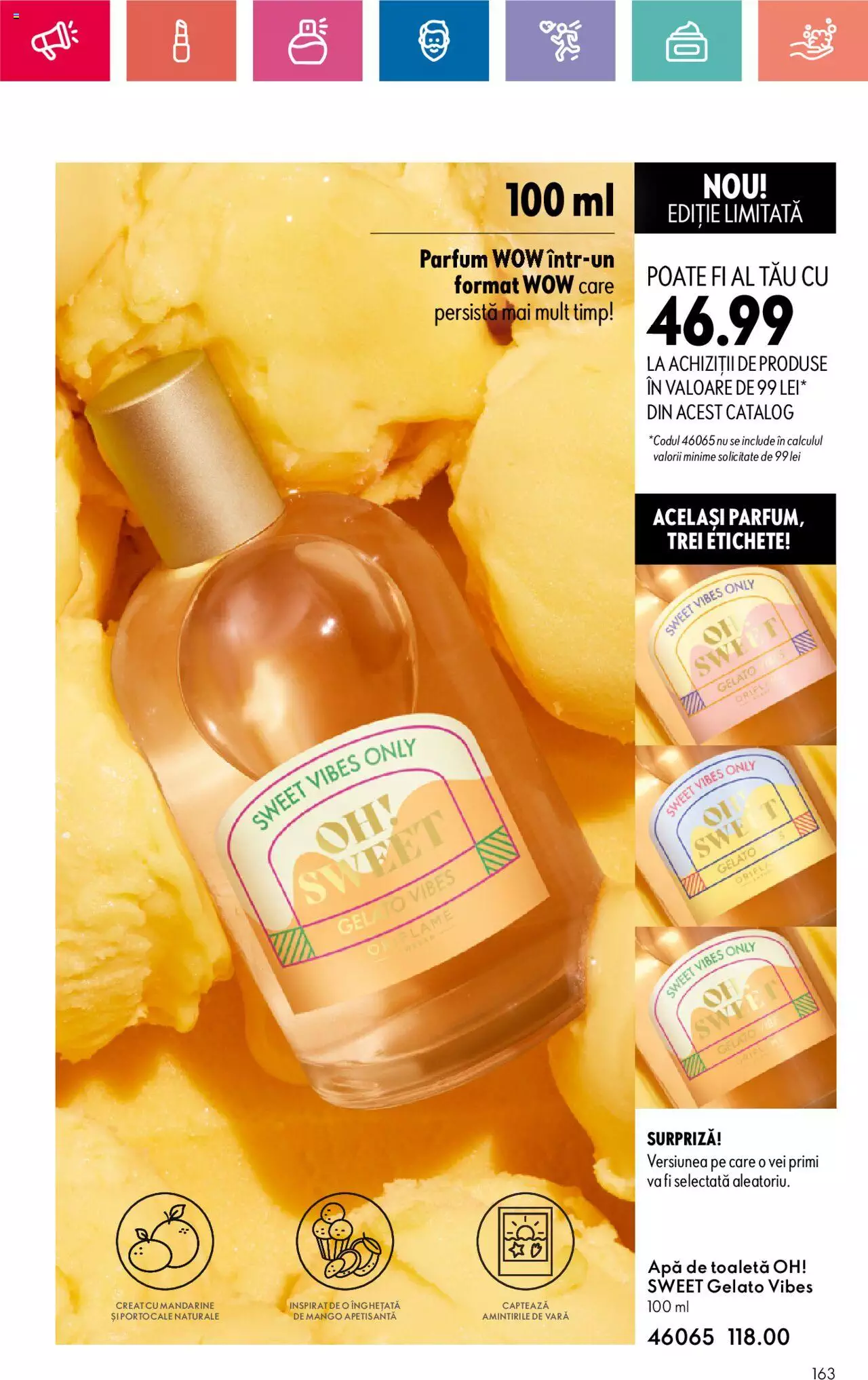 Catalog Oriflame 28 Mai - 17 Iunie 2024 | Pagina 163