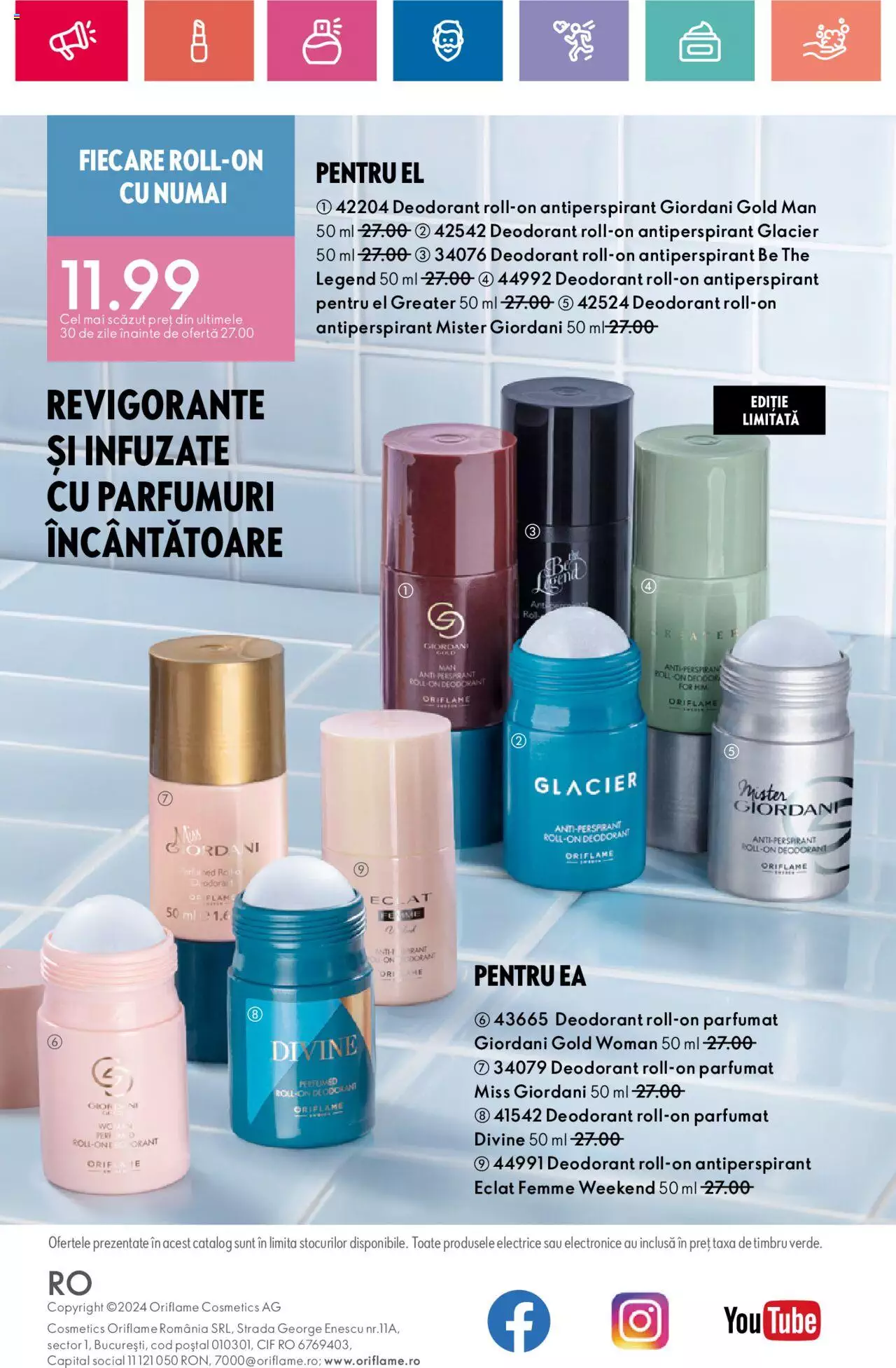Catalog Oriflame 28 Mai - 17 Iunie 2024 | Pagina 166