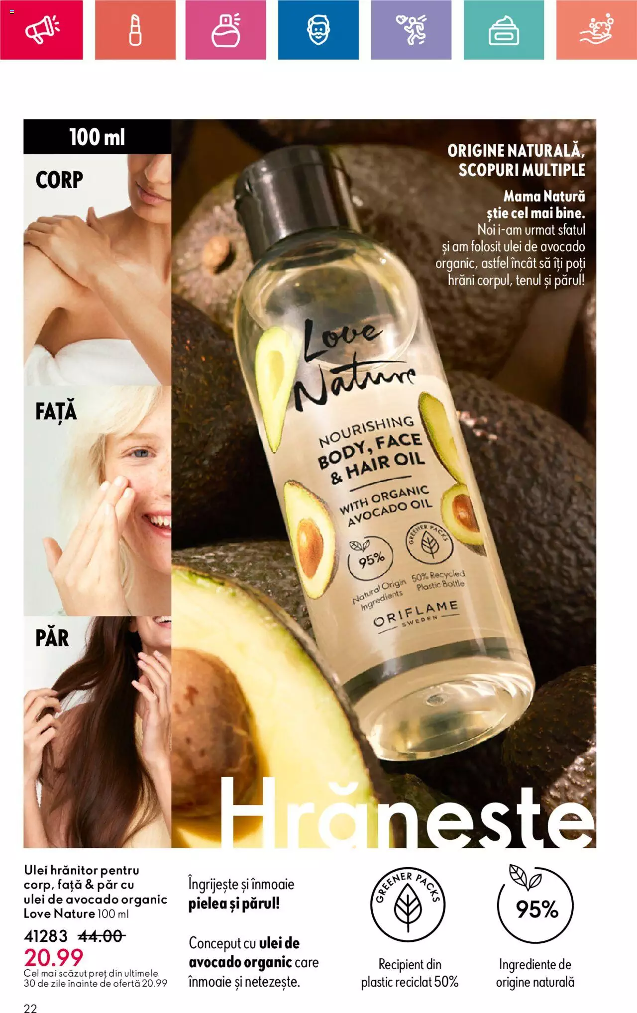 Catalog Oriflame 28 Mai - 17 Iunie 2024 | Pagina 22