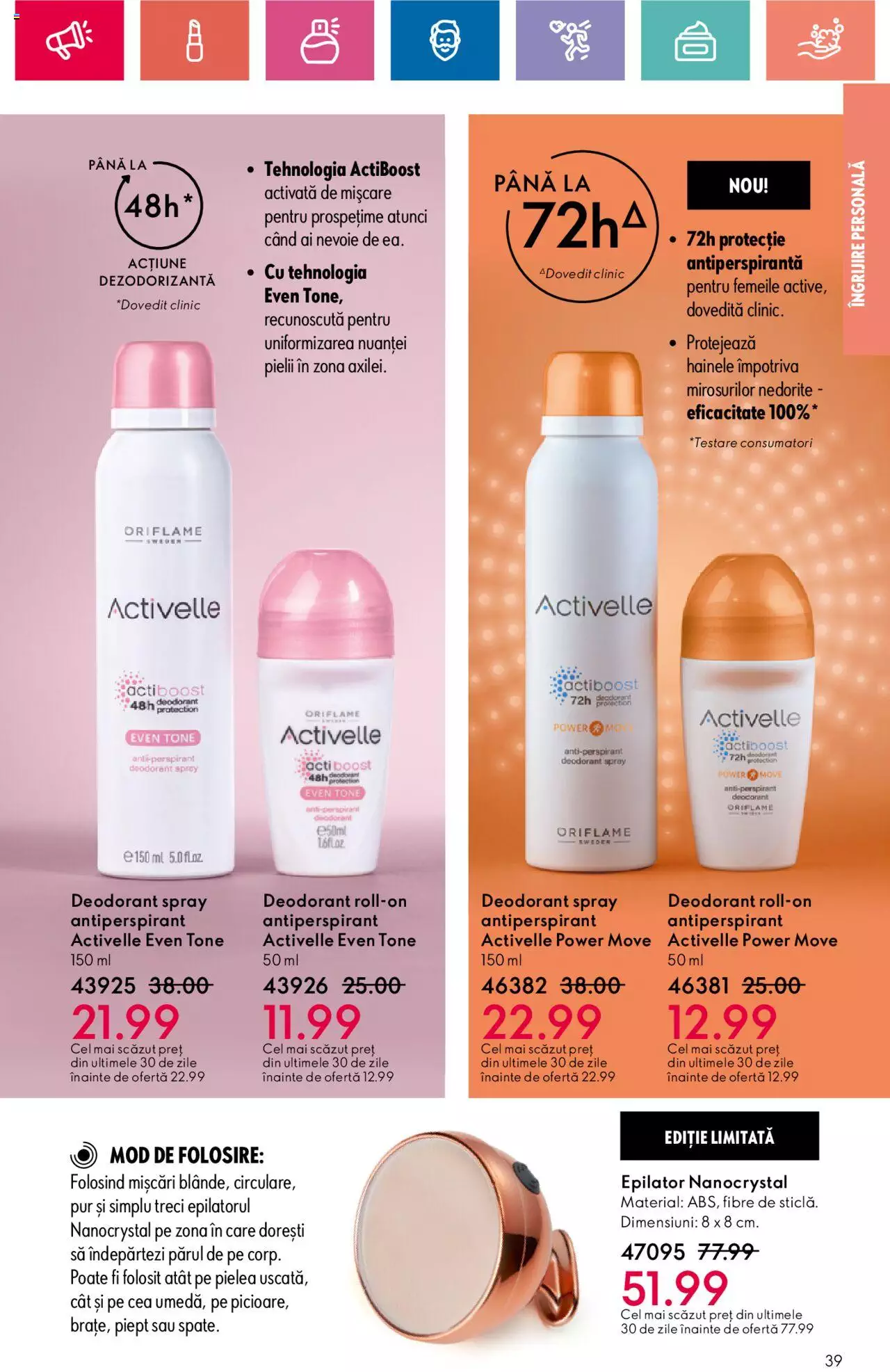 Catalog Oriflame 28 Mai - 17 Iunie 2024 | Pagina 39