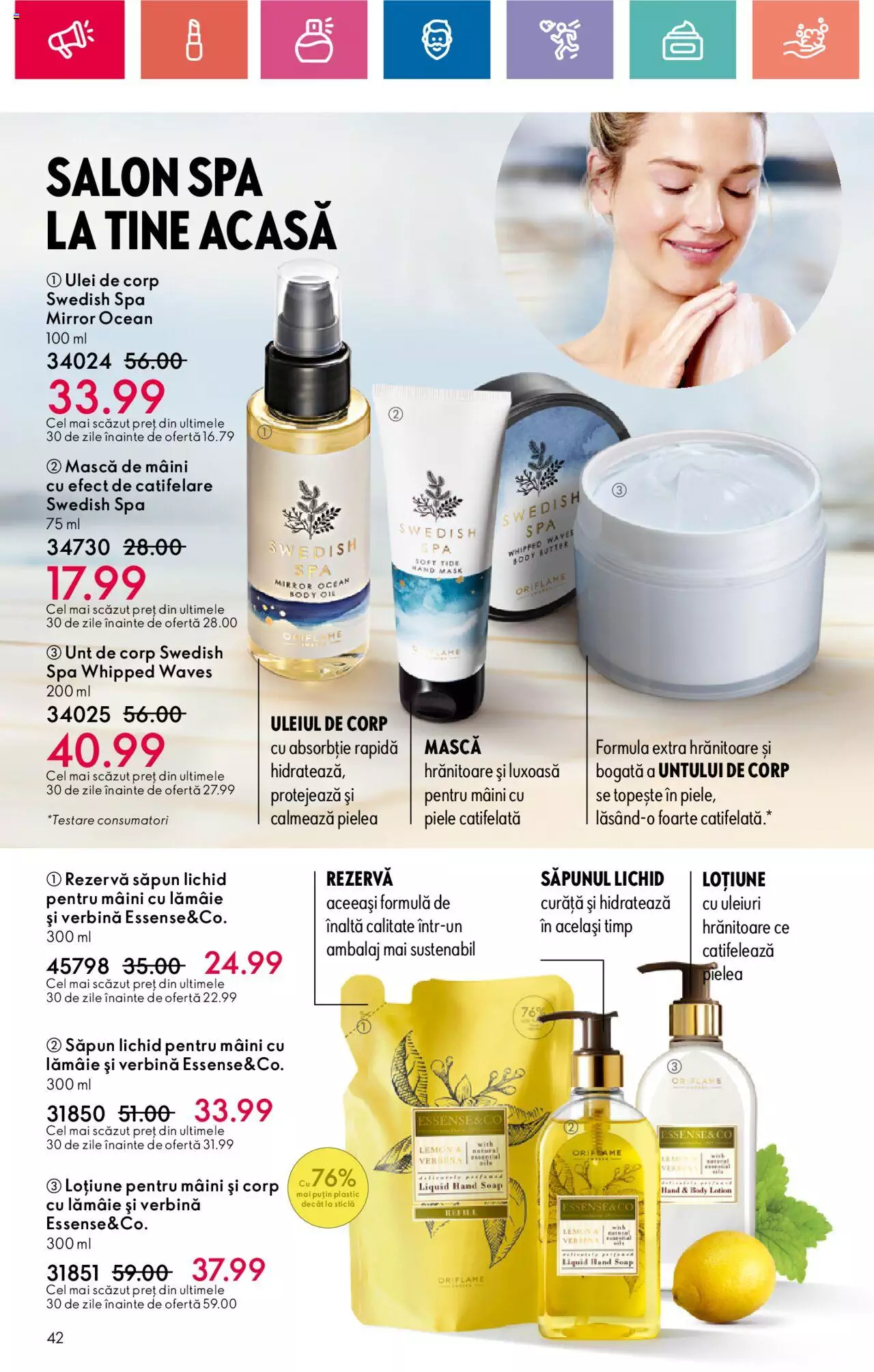Catalog Oriflame 28 Mai - 17 Iunie 2024 | Pagina 42