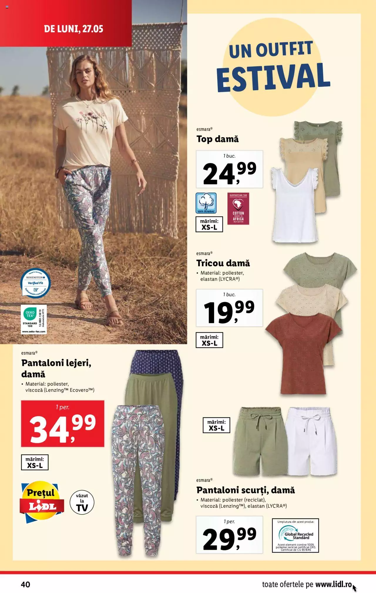 Catalog LIDL 27 Mai - 2 Iunie 2024 | Pagina 40