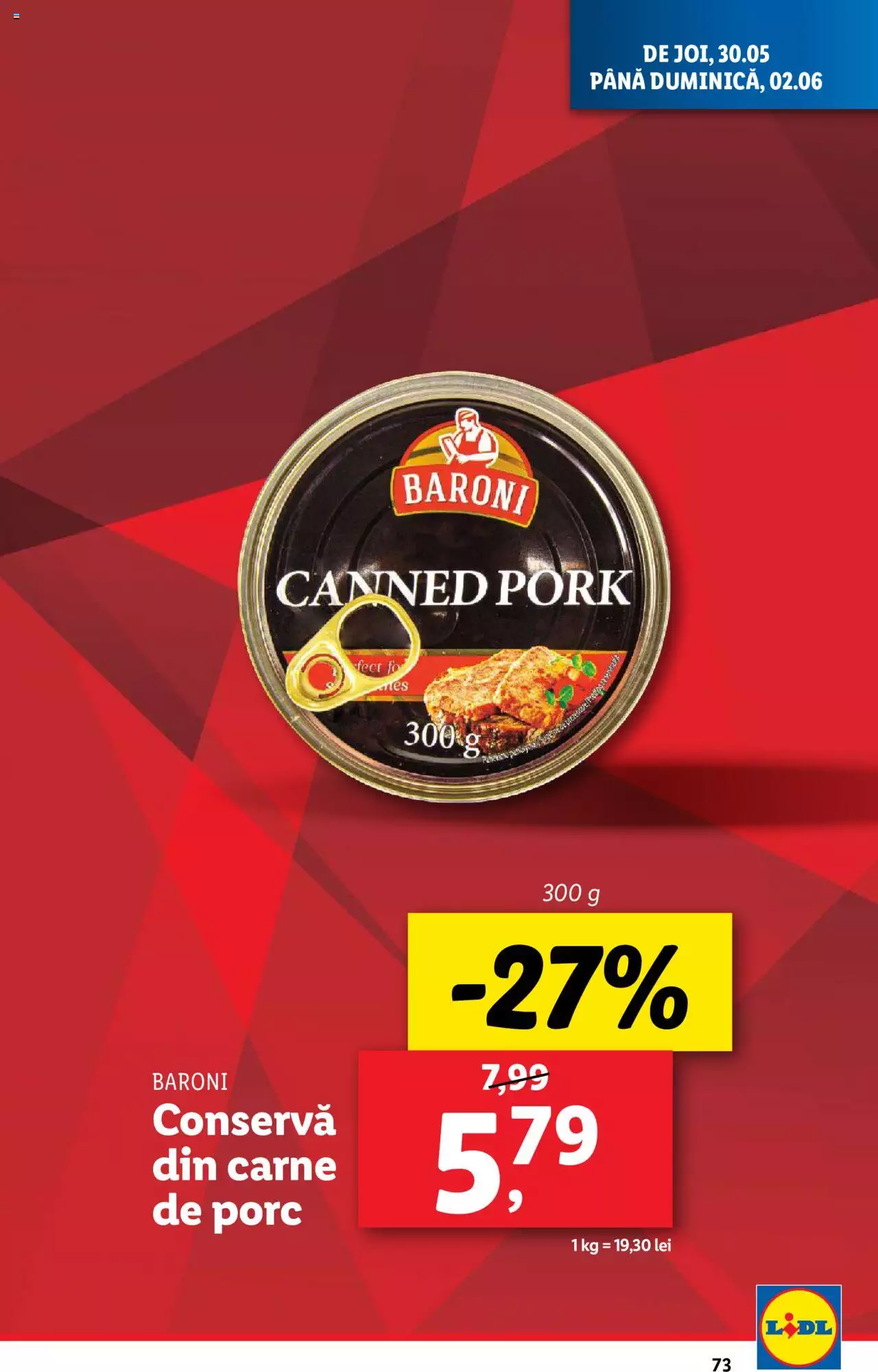 Catalog LIDL 27 Mai - 2 Iunie 2024 | Pagina 73