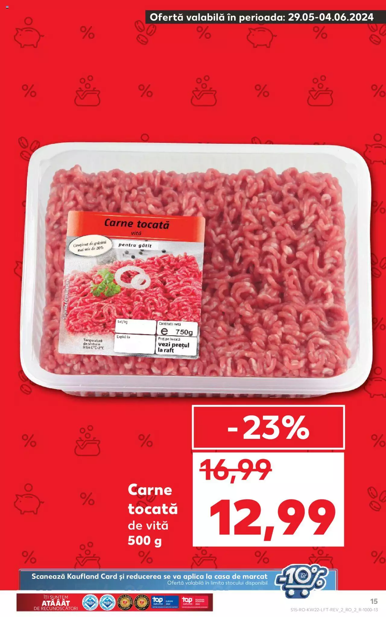 Catalog Kaufland 29 Mai - 4 Iunie 2024 | Pagina 15