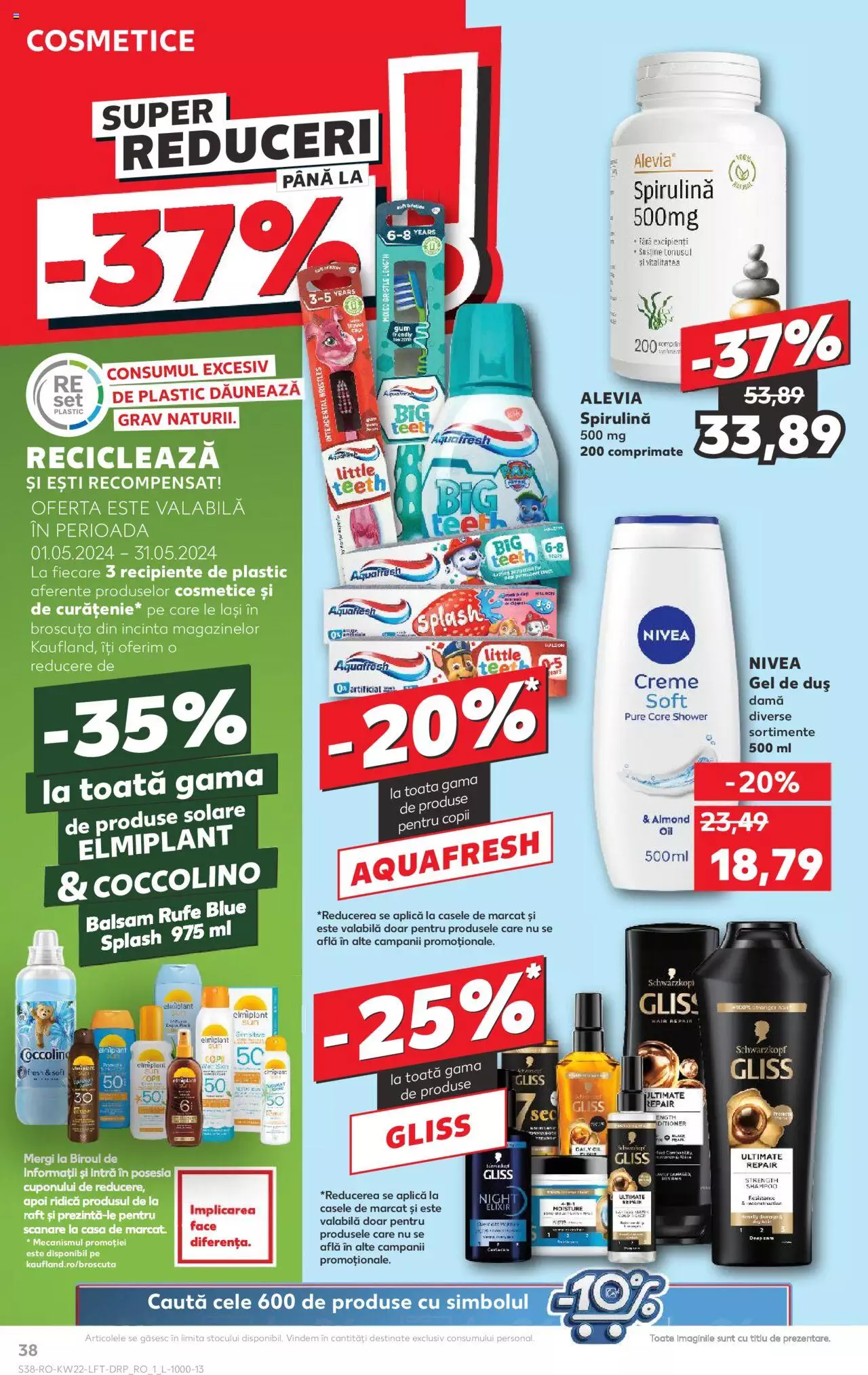 Catalog Kaufland 29 Mai - 4 Iunie 2024 | Pagina 38