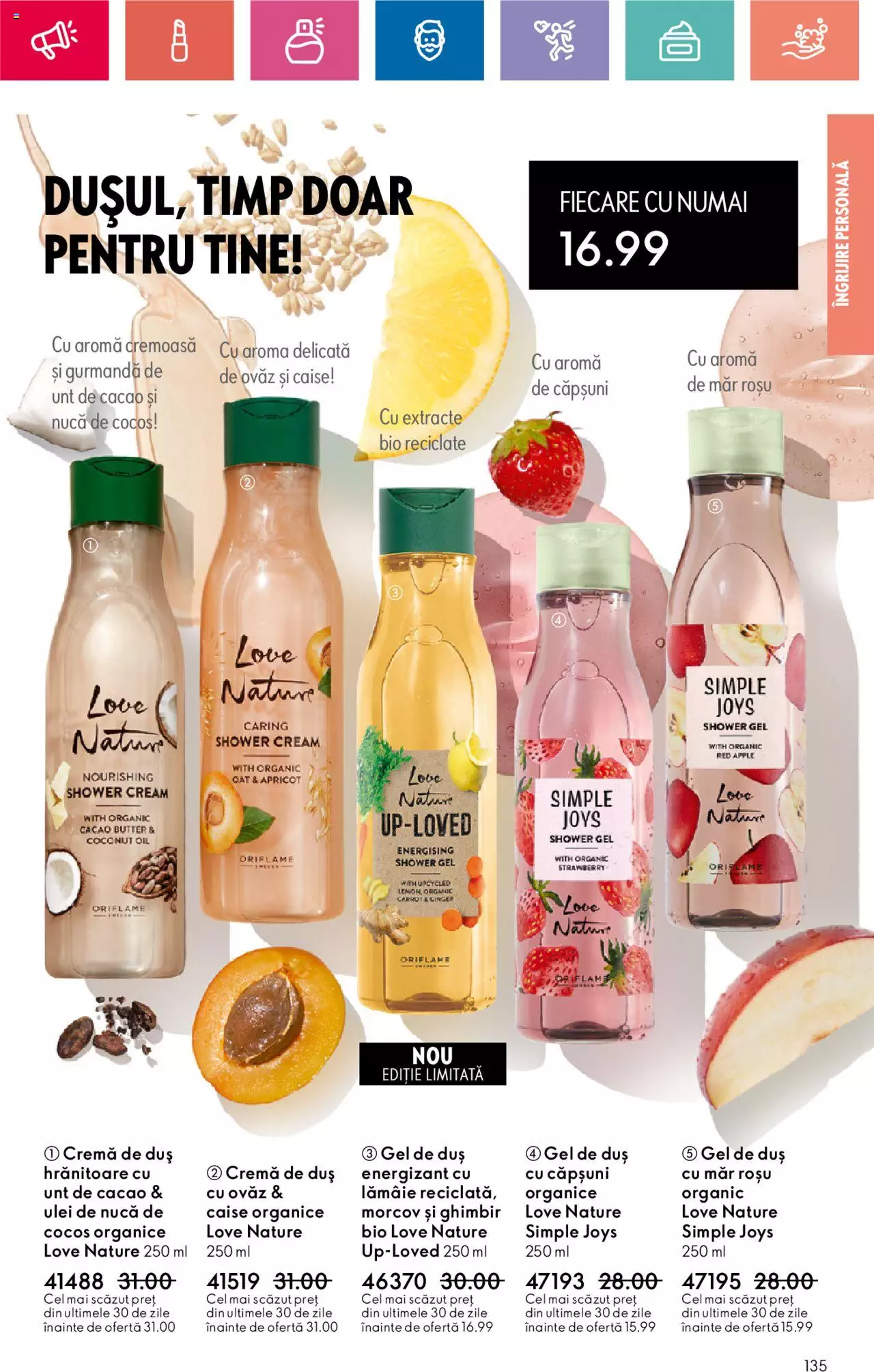 Catalog Oriflame 18 Iunie - 8 Iulie 2024 | Pagina 135