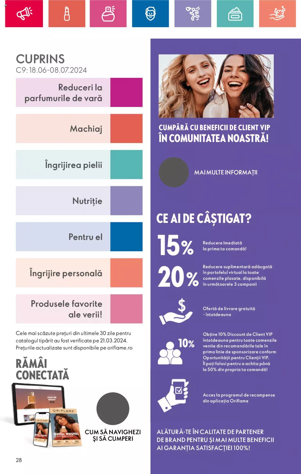 Catalog Oriflame 18 Iunie - 8 Iulie 2024 | Pagina 28