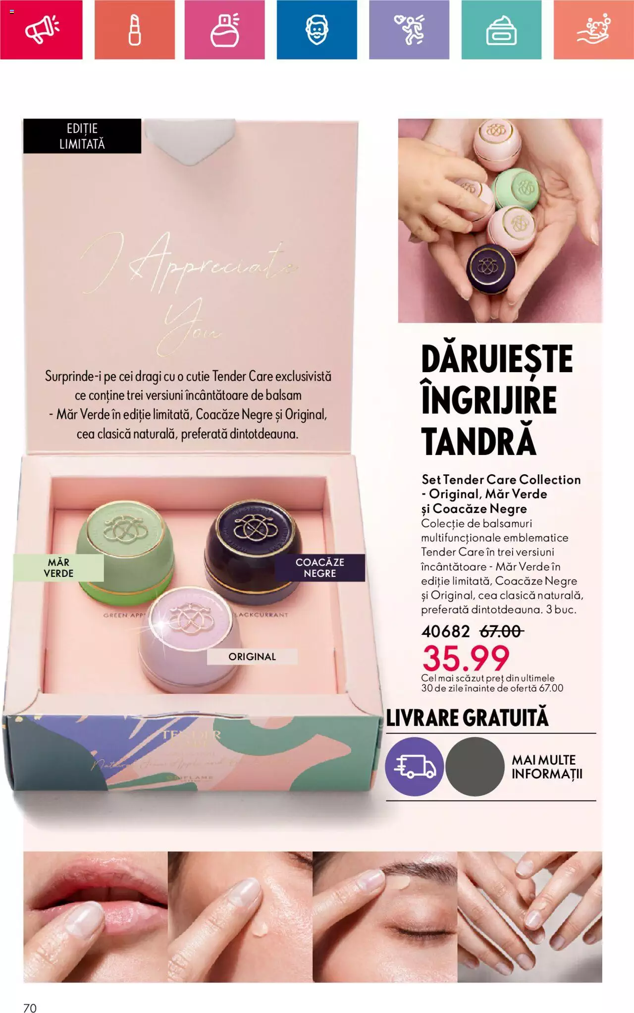 Catalog Oriflame 18 Iunie - 8 Iulie 2024 | Pagina 70