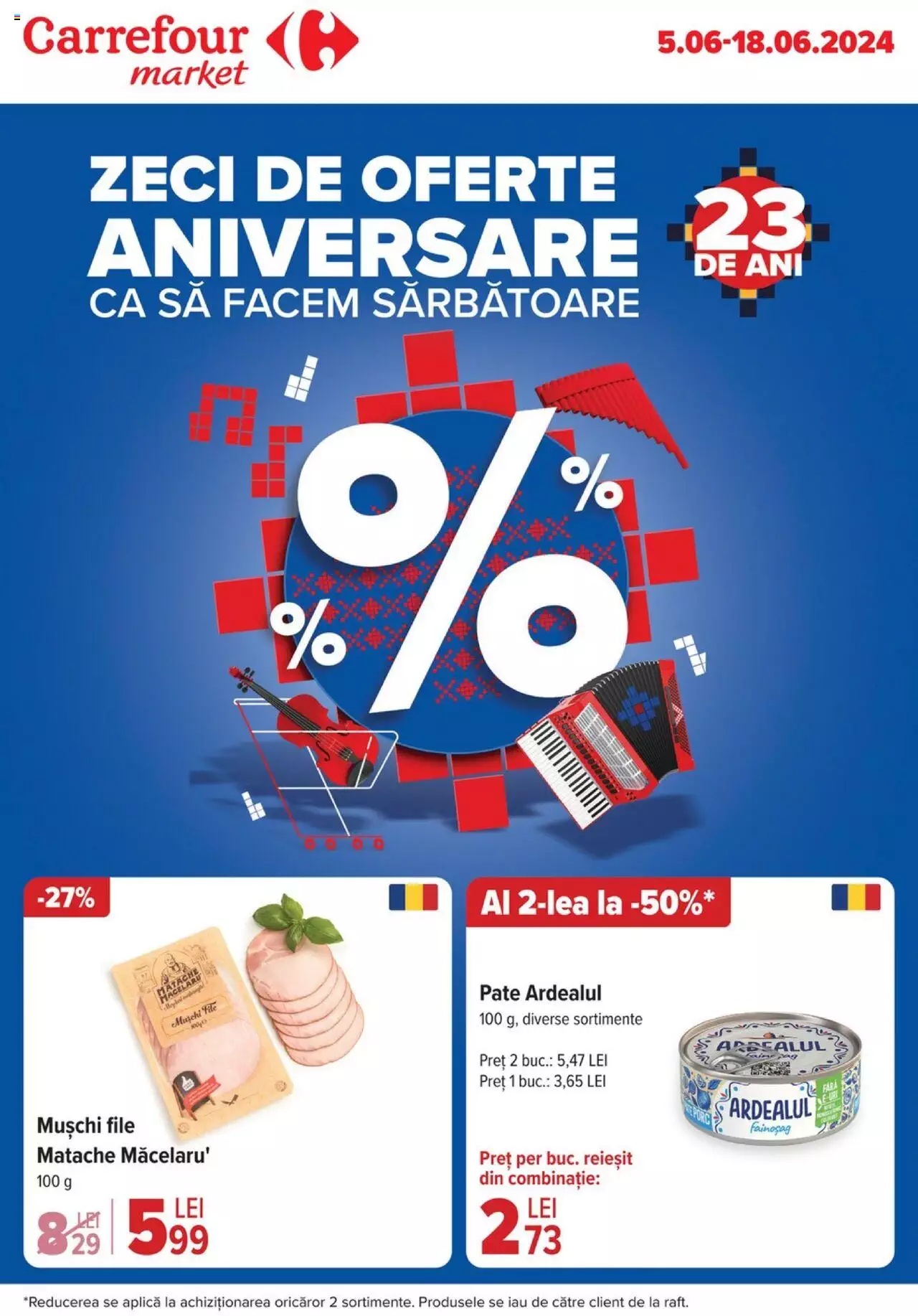 Catalog Carrefour 5 - 18 Iunie 2024 | Pagina 1