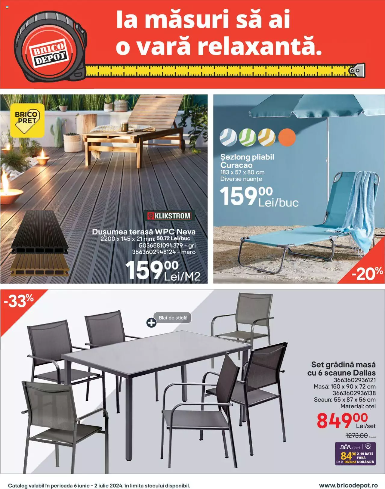 Catalog Brico Depot 6 Iunie - 2 Iulie 2024 | Pagina 1