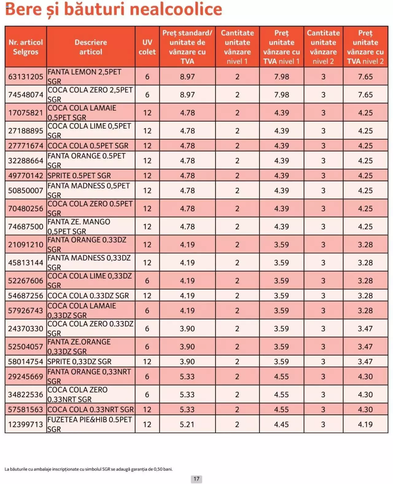 Catalog Selgros 1 - 30 Iunie 2024 | Pagina 17