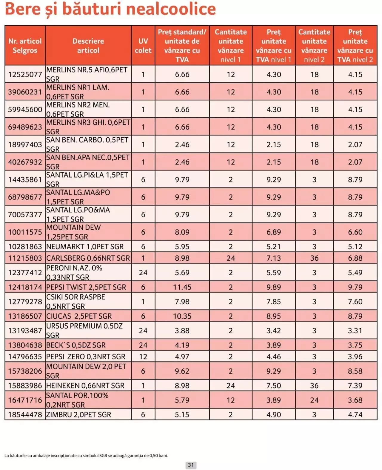 Catalog Selgros 1 - 30 Iunie 2024 | Pagina 31