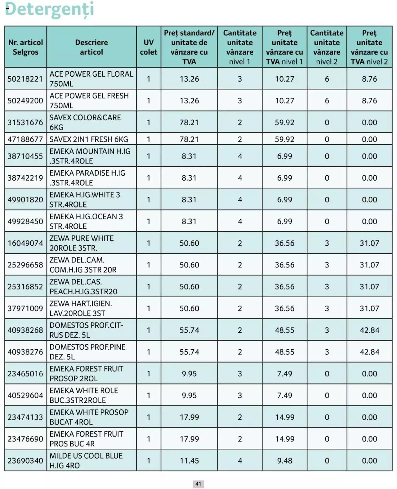 Catalog Selgros 1 - 30 Iunie 2024 | Pagina 41