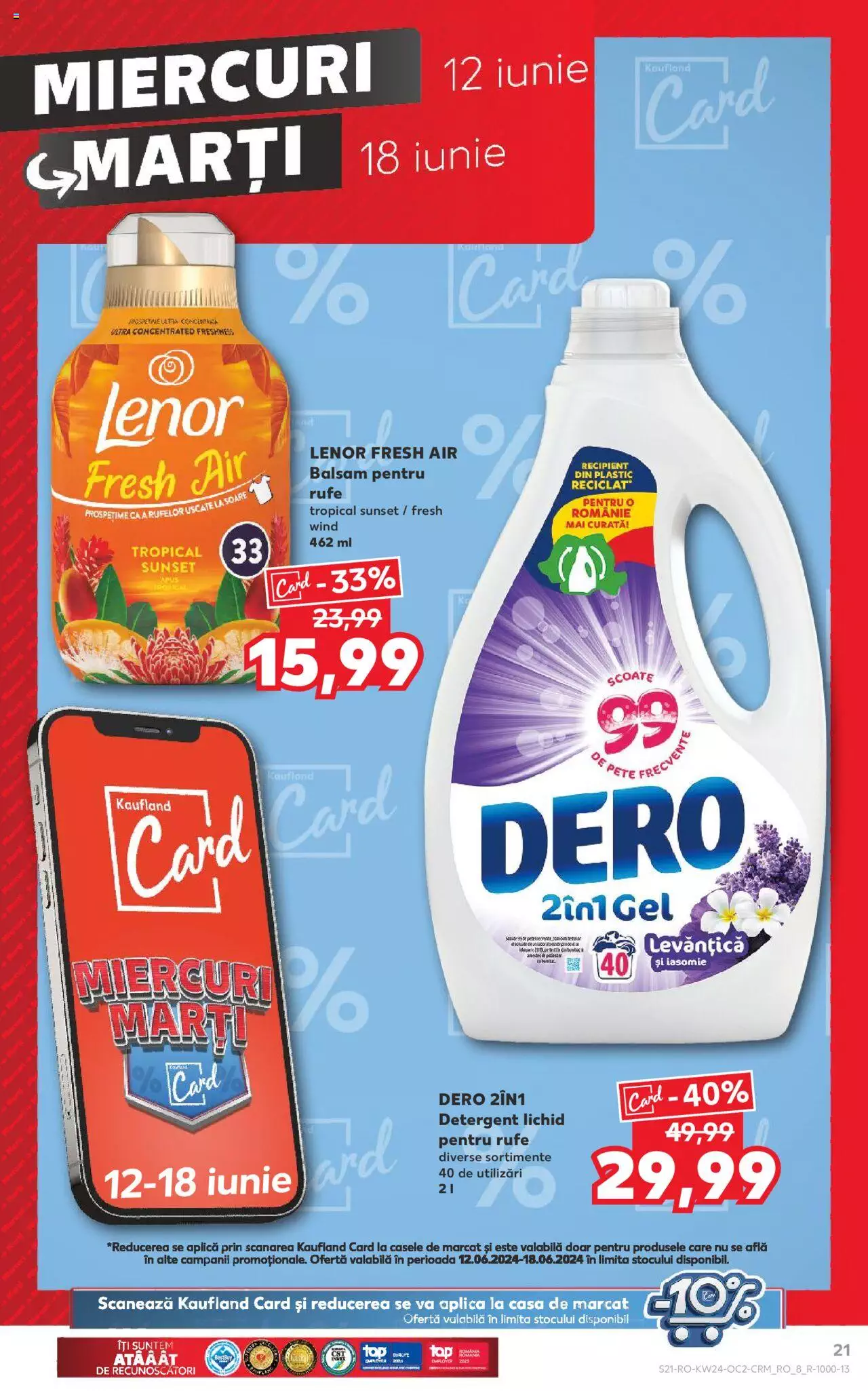 Catalog Kaufland 12 - 18 Iunie 2024 | Pagina 21