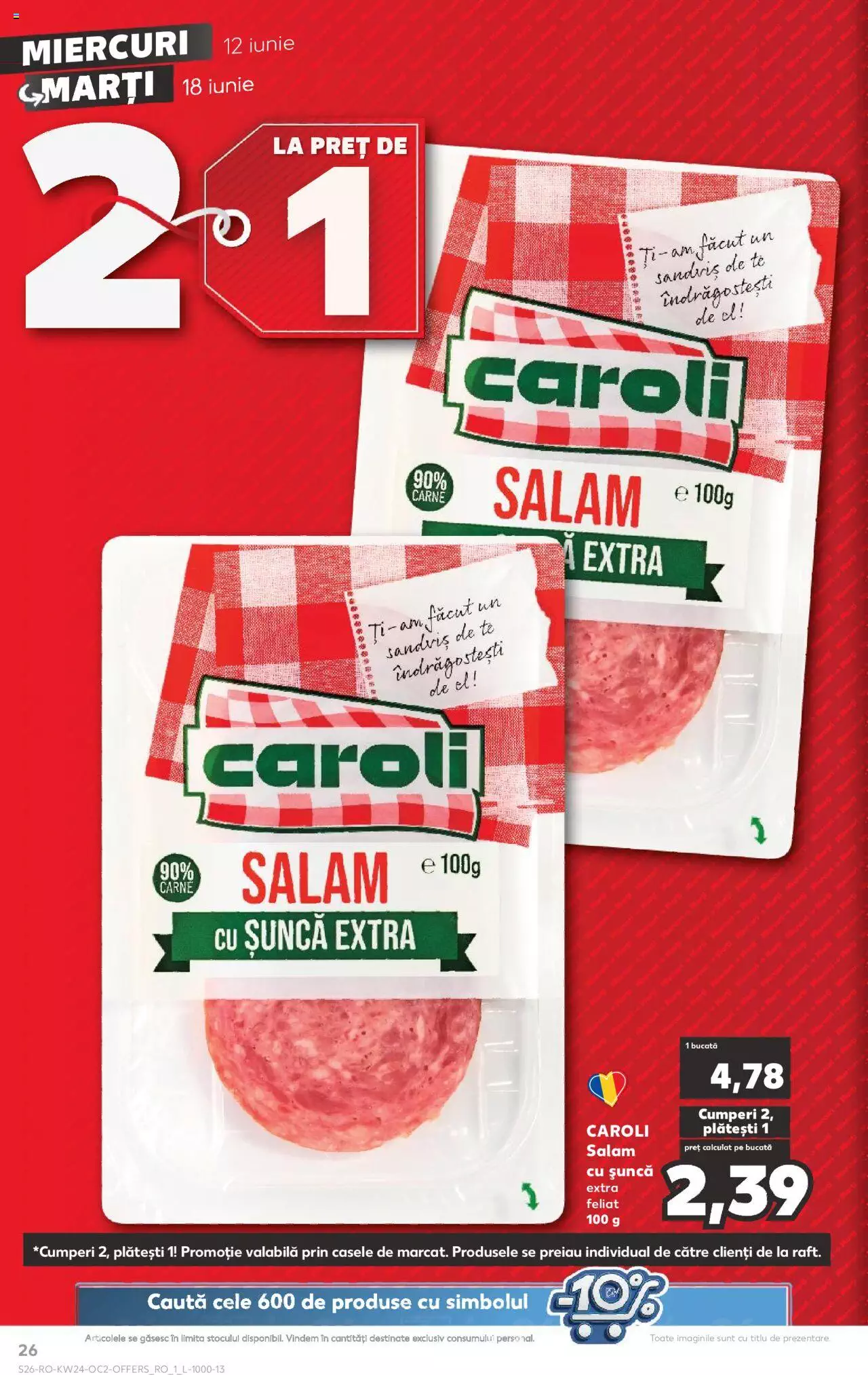 Catalog Kaufland 12 - 18 Iunie 2024 | Pagina 26