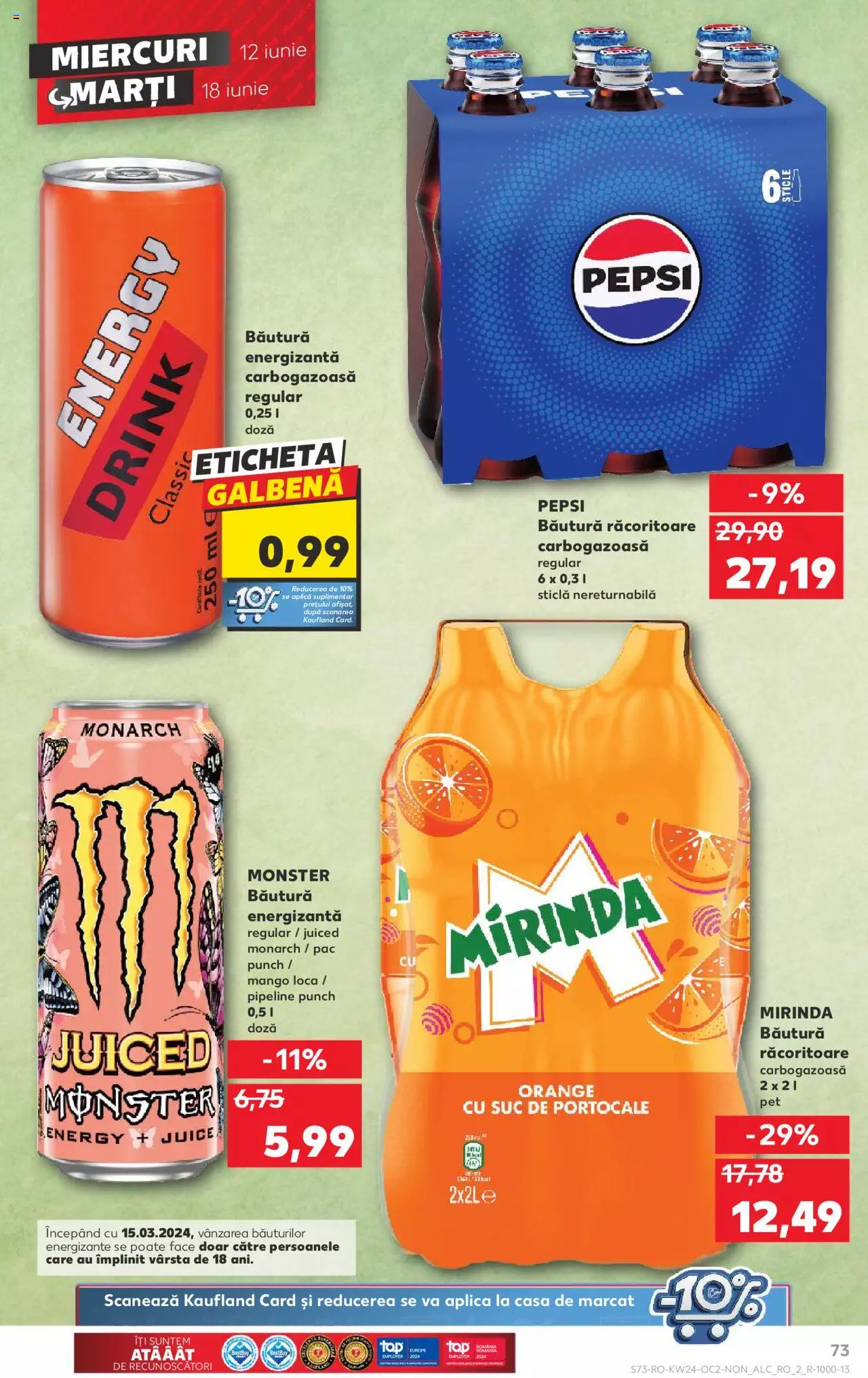 Catalog Kaufland 12 - 18 Iunie 2024 | Pagina 73