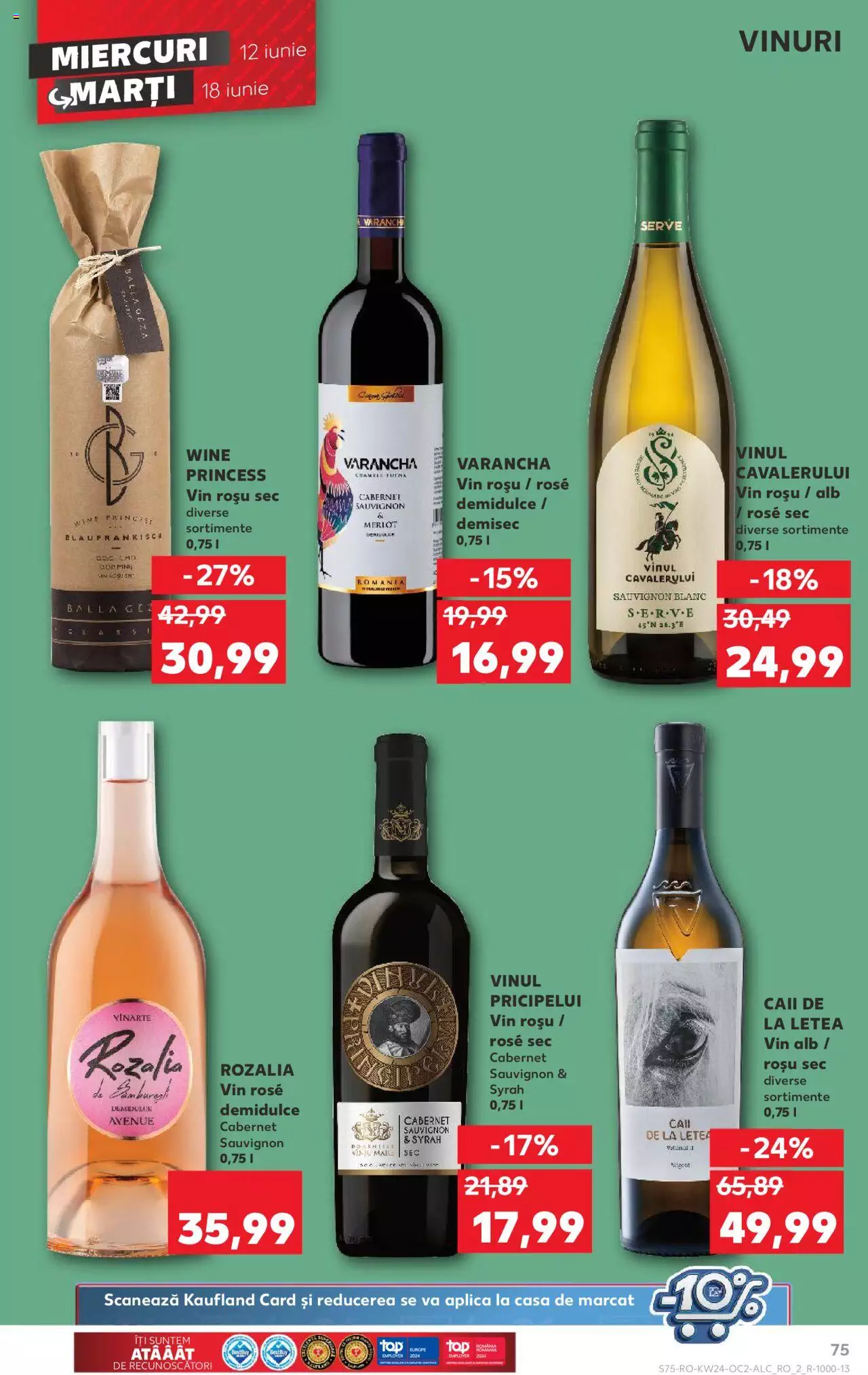 Catalog Kaufland 12 - 18 Iunie 2024 | Pagina 75