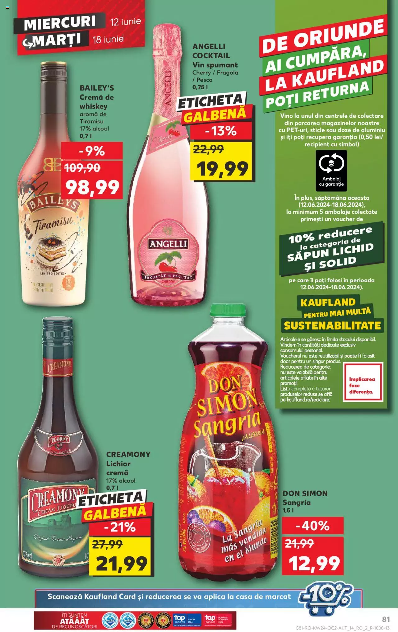 Catalog Kaufland 12 - 18 Iunie 2024 | Pagina 81