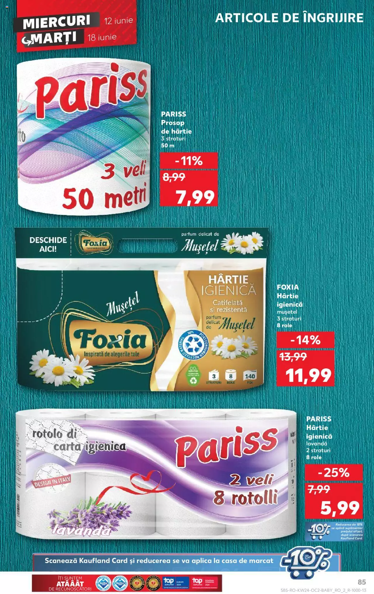 Catalog Kaufland 12 - 18 Iunie 2024 | Pagina 85