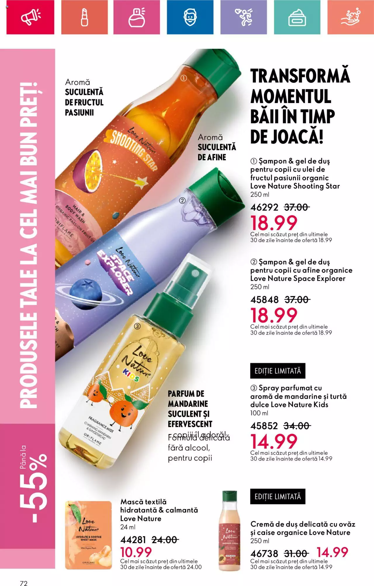 Catalog Oriflame 9 - 29 Iulie 2024 | Pagina 72