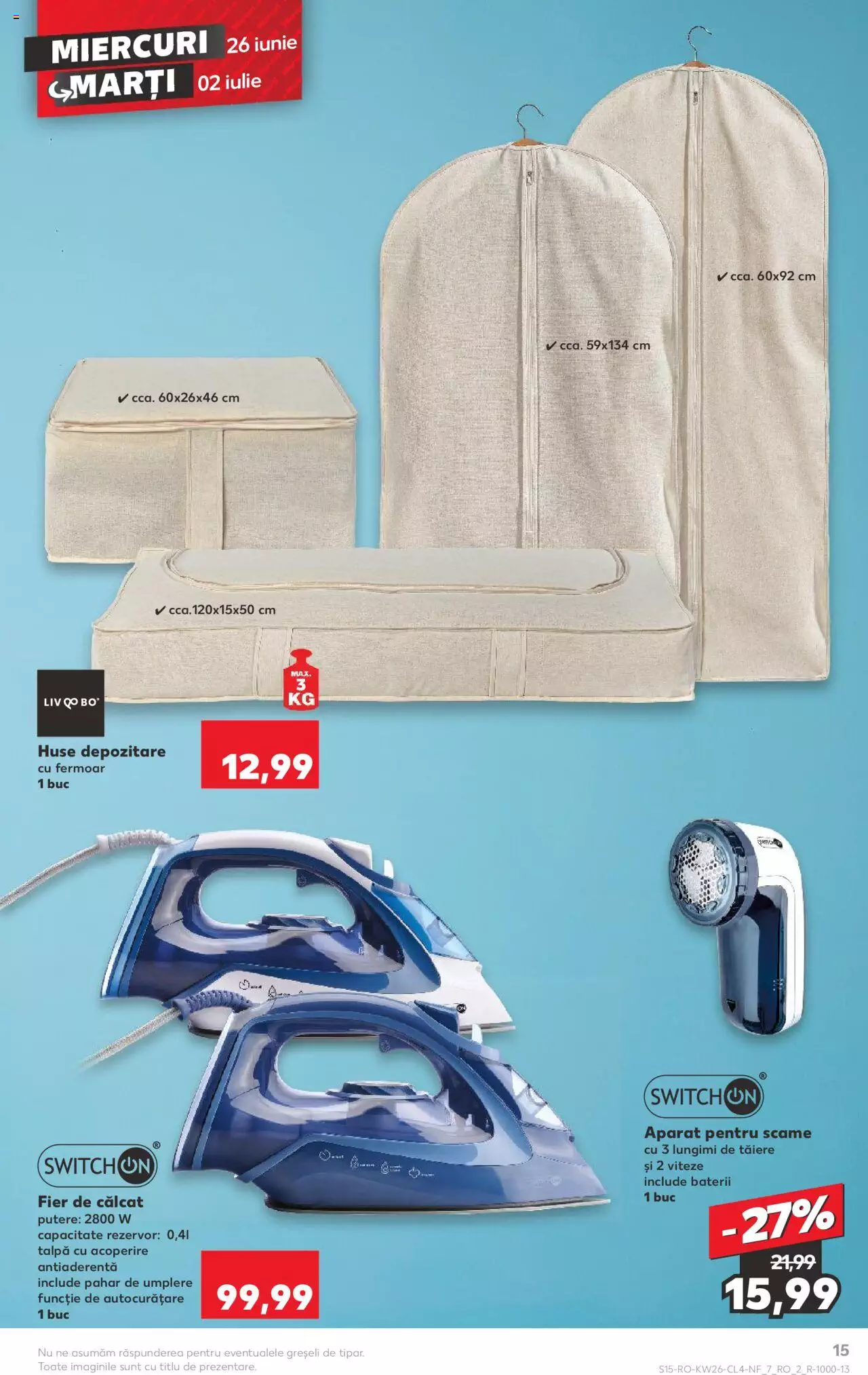 Catalog Kaufland 26 Iunie - 2 Iulie 2024 | Pagina 15