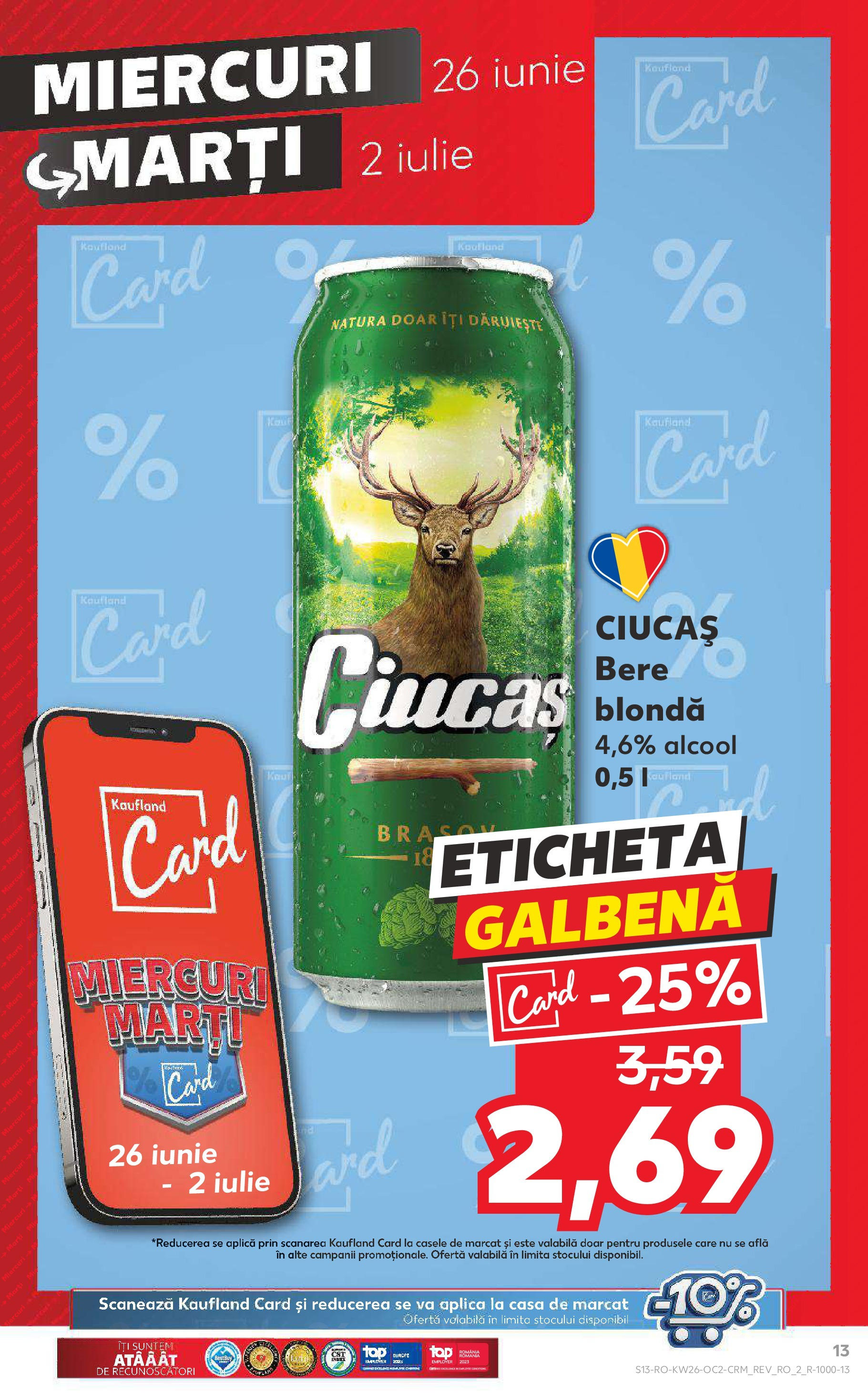 Catalog Kaufland 26 Iunie - 2 Iulie 2024 | Pagina 13