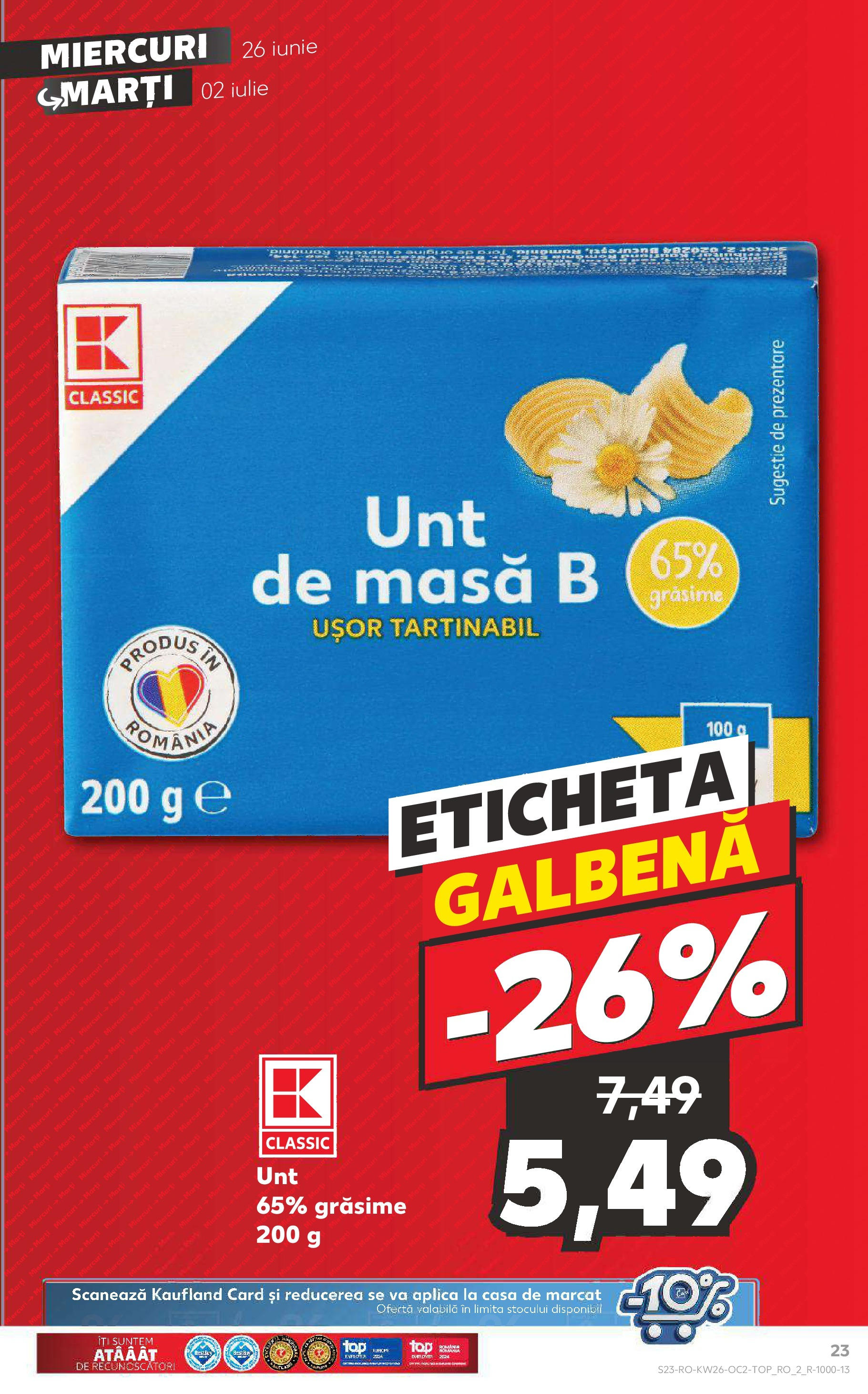 Catalog Kaufland 26 Iunie - 2 Iulie 2024 | Pagina 23