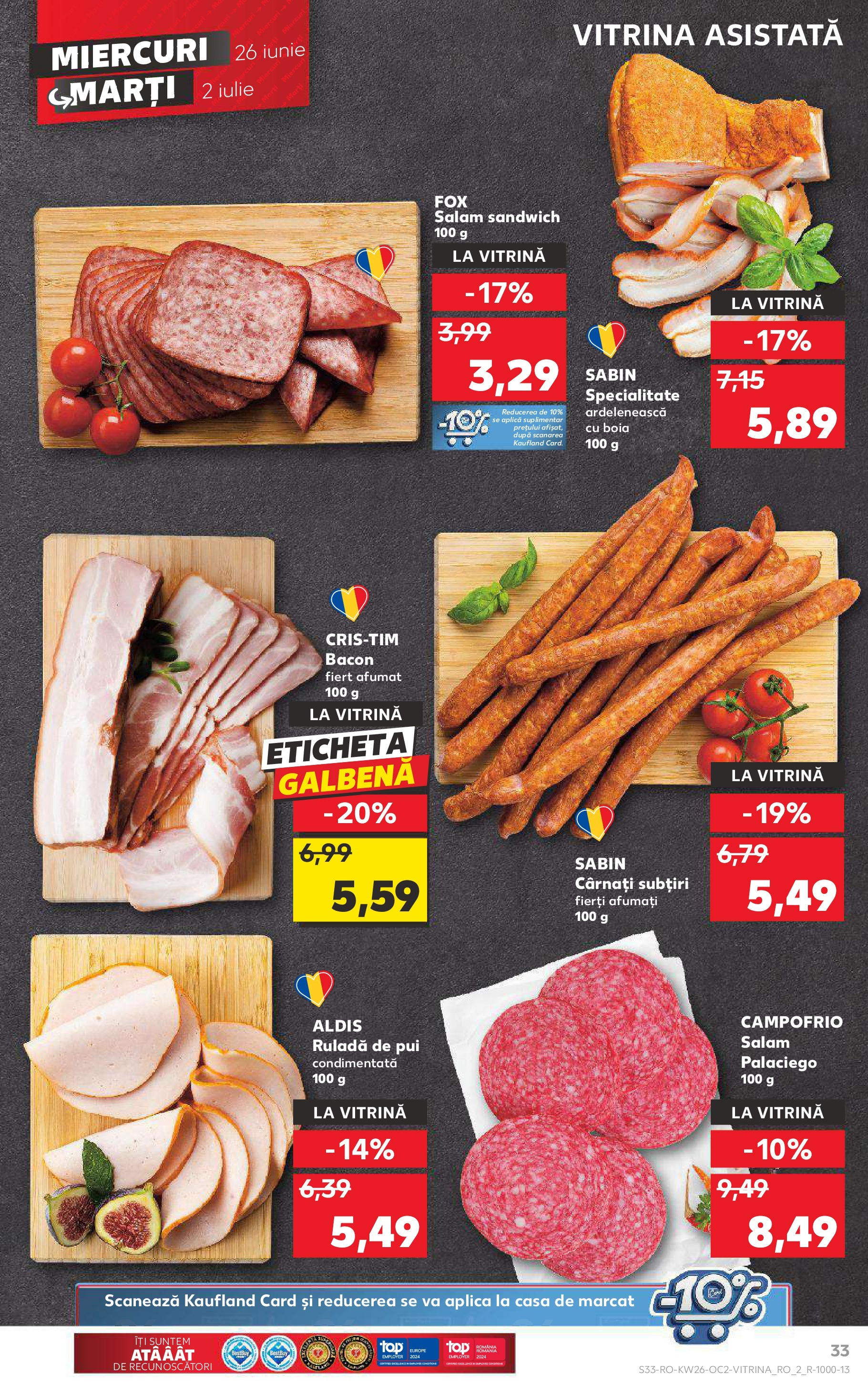 Catalog Kaufland 26 Iunie - 2 Iulie 2024 | Pagina 33