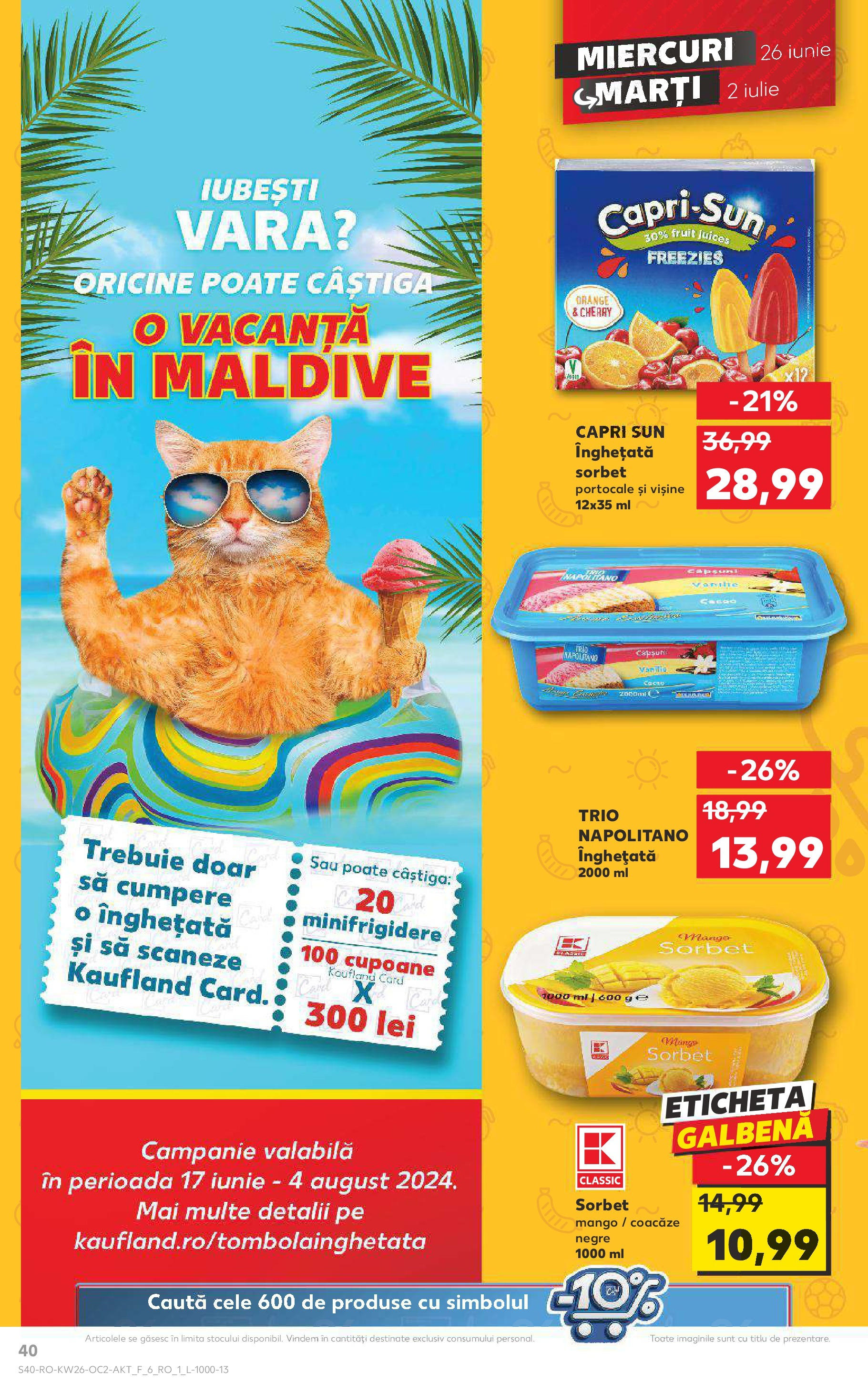 Catalog Kaufland 26 Iunie - 2 Iulie 2024 | Pagina 40