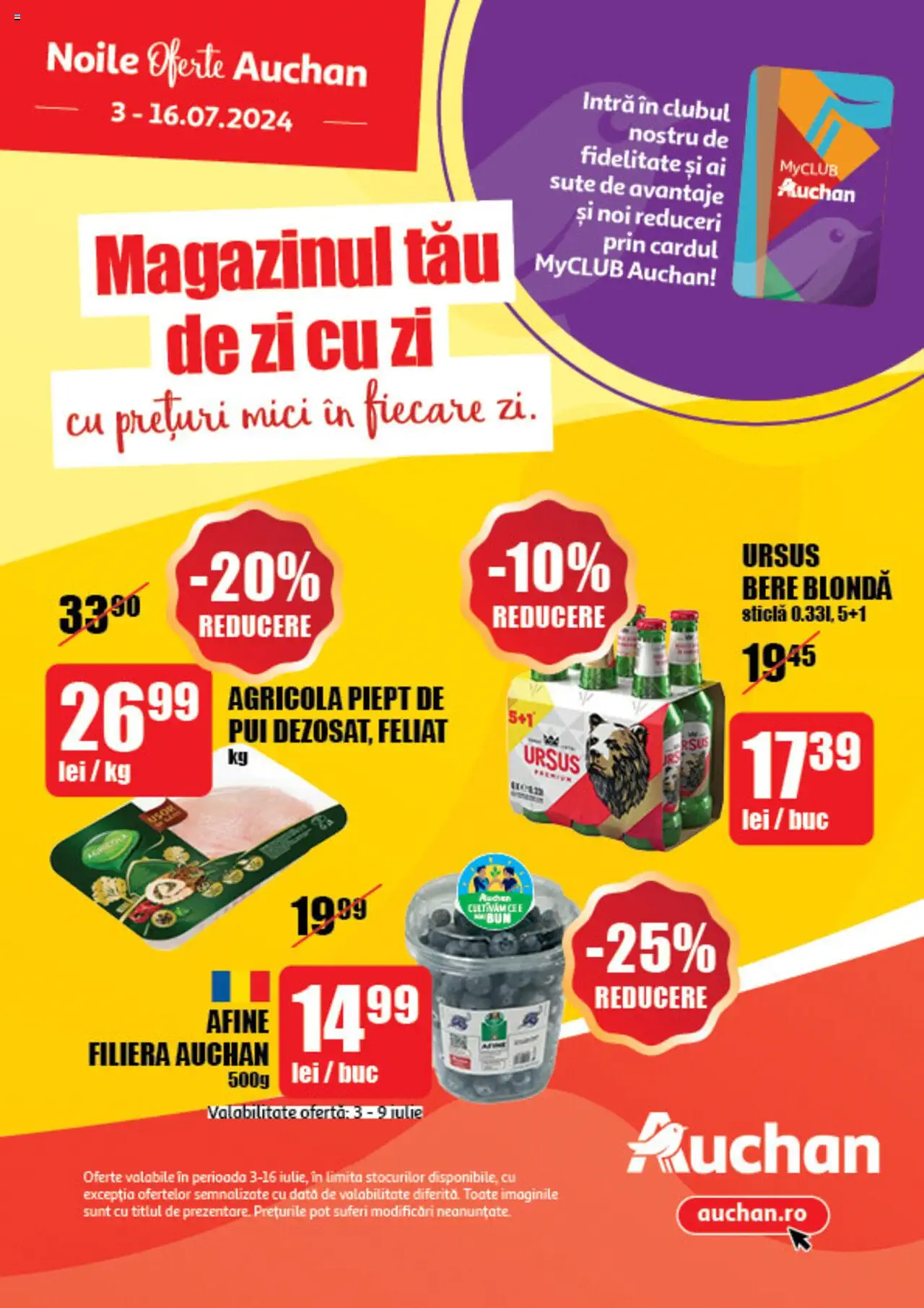 Catalog Auchan 3 - 16 Iulie 2024 | Pagina 1