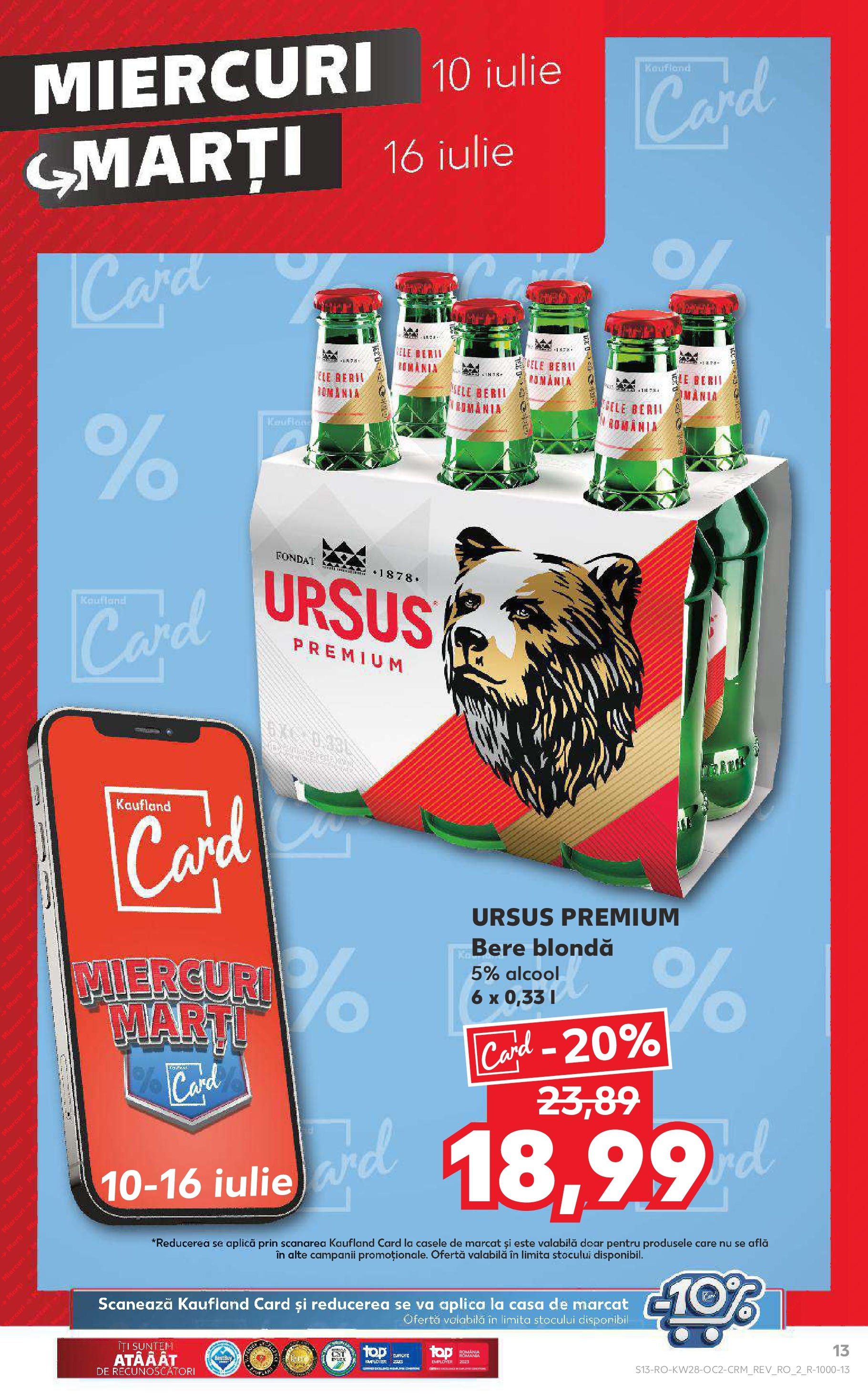Catalog Kaufland 10 - 16 Iulie 2024 | Pagina 13