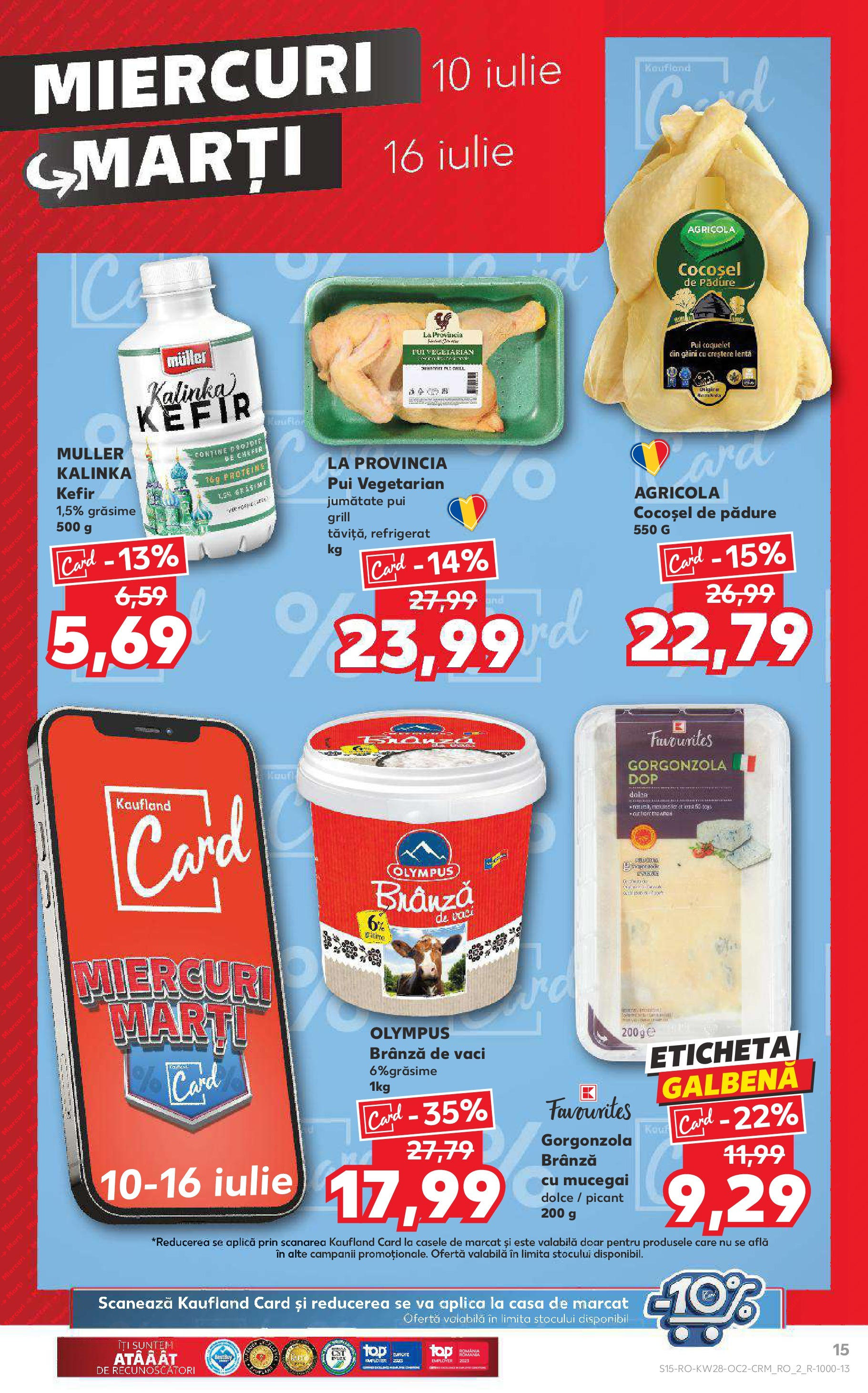 Catalog Kaufland 10 - 16 Iulie 2024 | Pagina 15