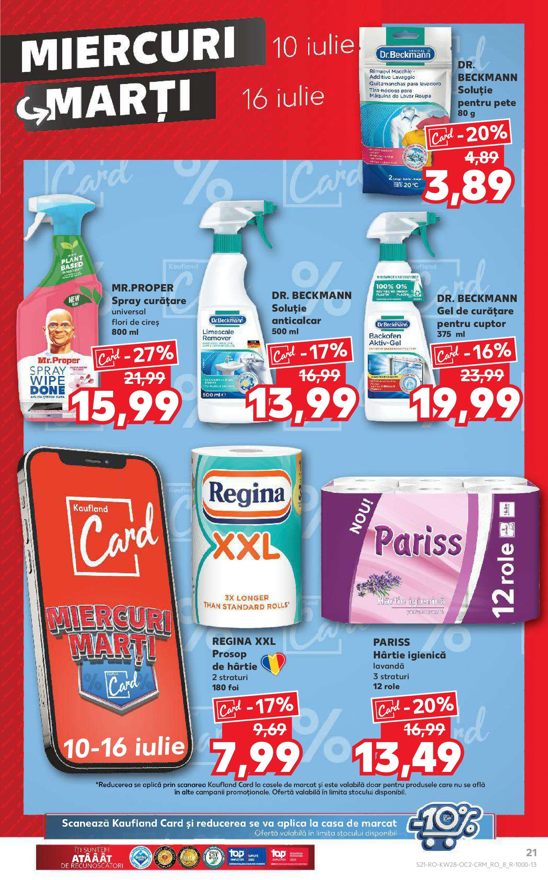 Catalog Kaufland 10 - 16 Iulie 2024 | Pagina 21