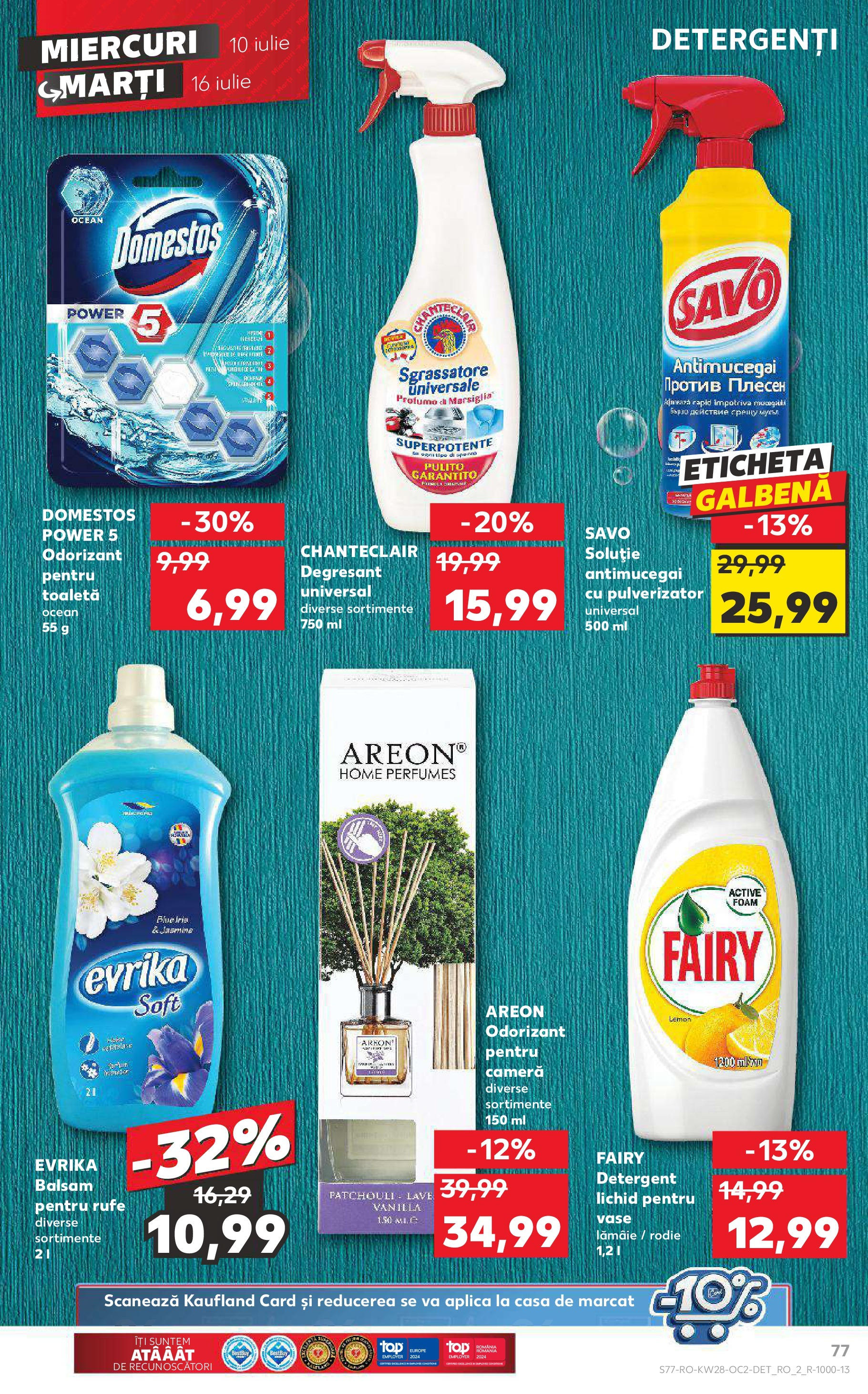Catalog Kaufland 10 - 16 Iulie 2024 | Pagina 77