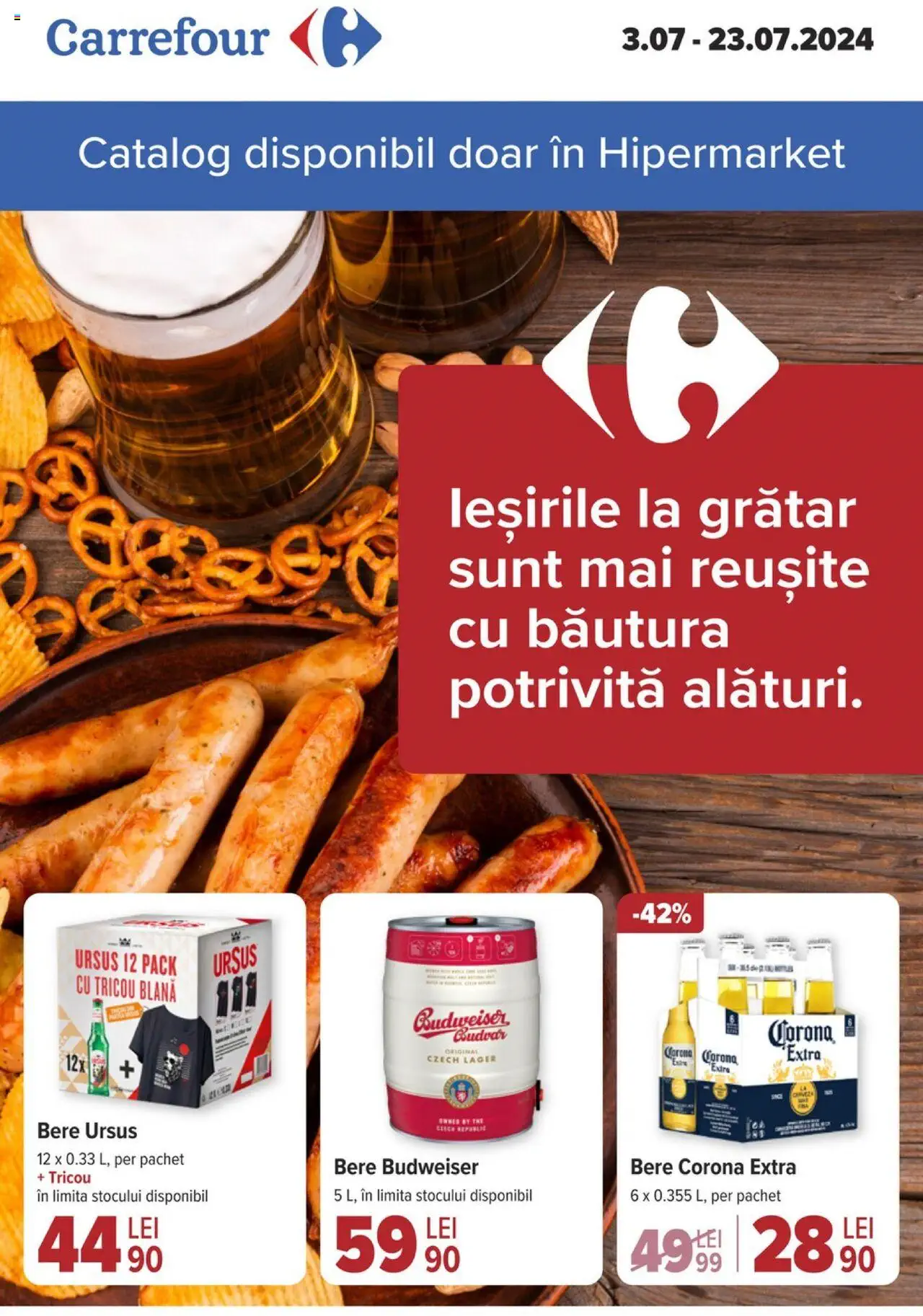 Catalog Carrefour 3 - 23 Iulie 2024 | Pagina 1