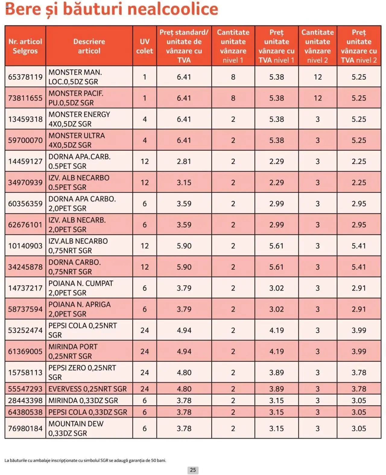 Catalog Selgros 1 - 31 Iulie 2024 | Pagina 25