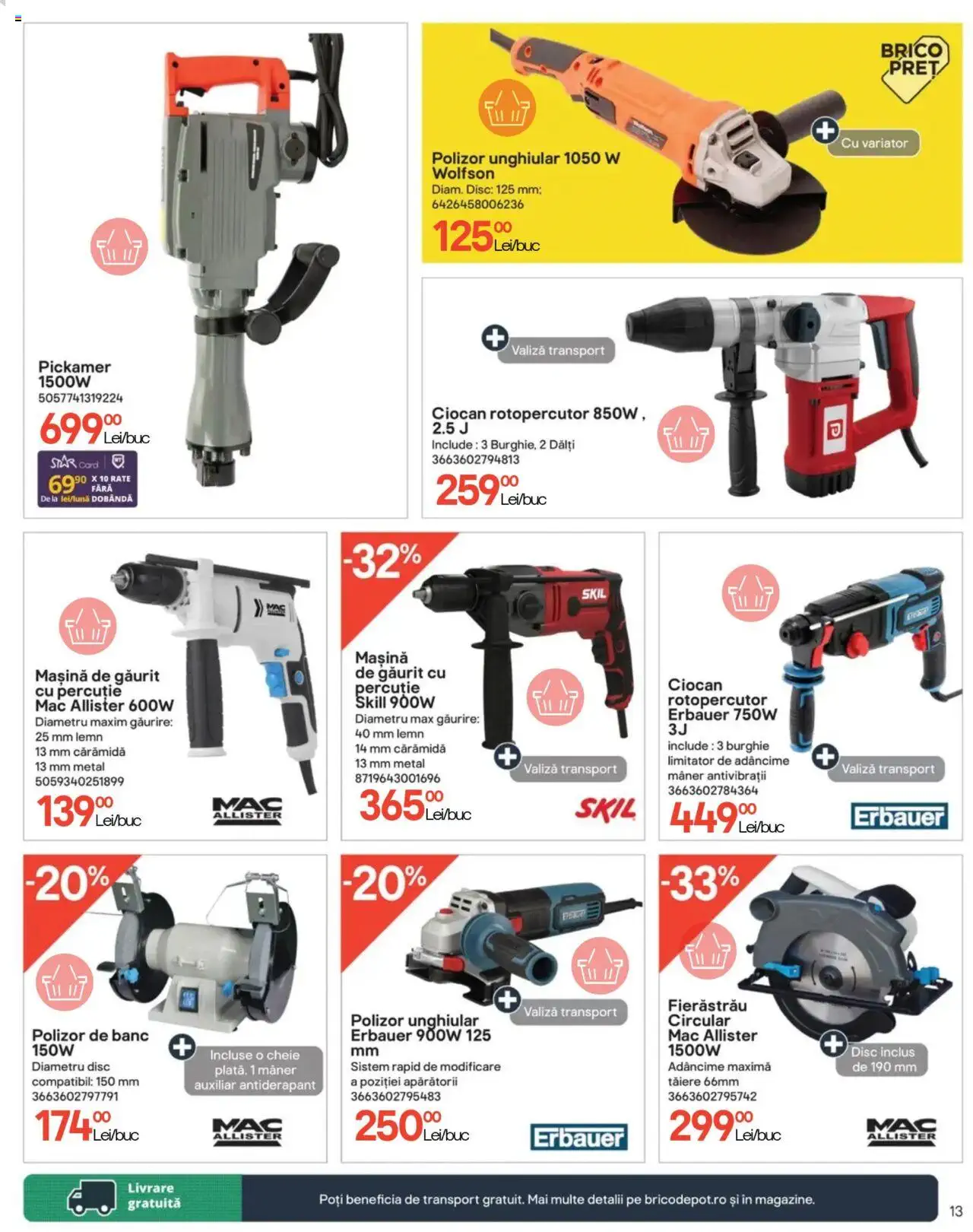 Catalog Brico Depot 1 August - 3 Septembrie 2024 | Pagina 13
